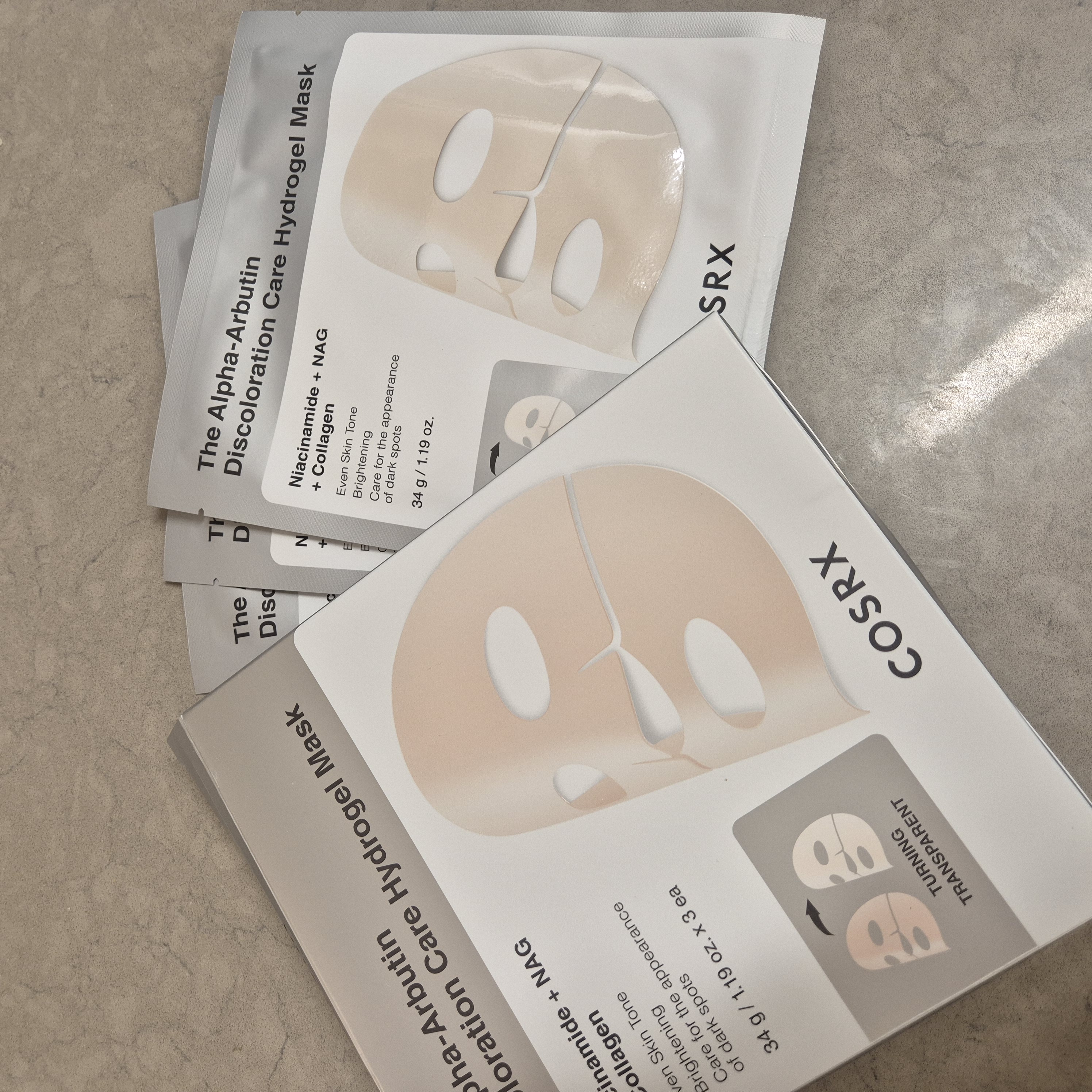 RXザ・アルファ アルブチン ハイドロゲルパック/COSRX/シートマスク・パックを使ったクチコミ（1枚目）