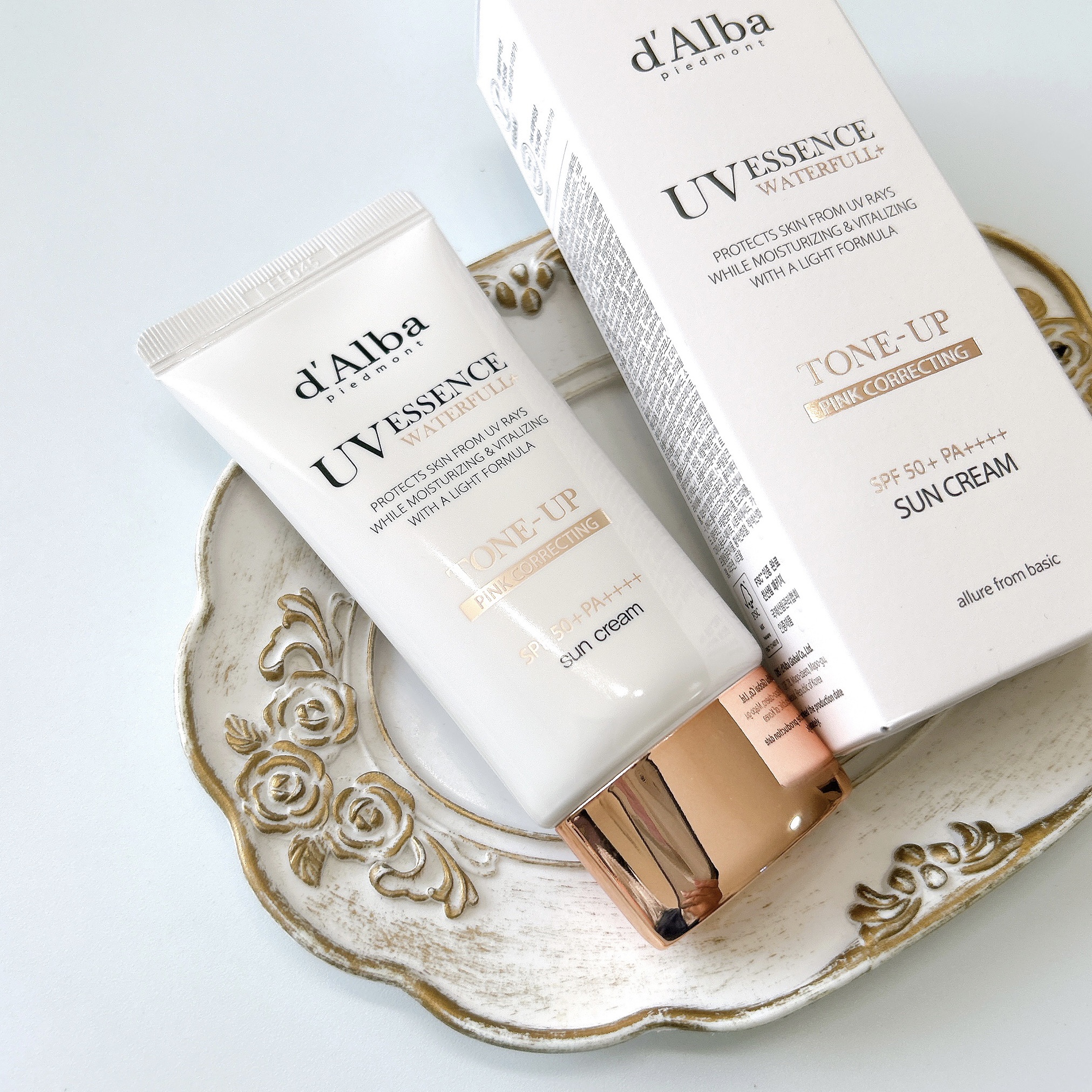 ウォータフルトーンアップサンクリーム/ダルバ/日焼け止めクリームを使ったクチコミ（1枚目）