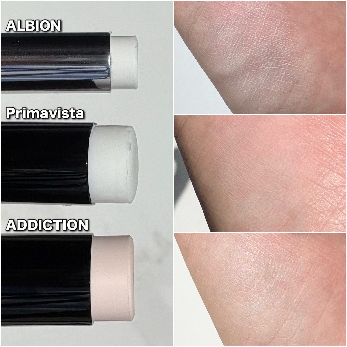 アルビオン スタジオ ポアカバー パウダースティック/ALBION/化粧下地を使ったクチコミ（3枚目）