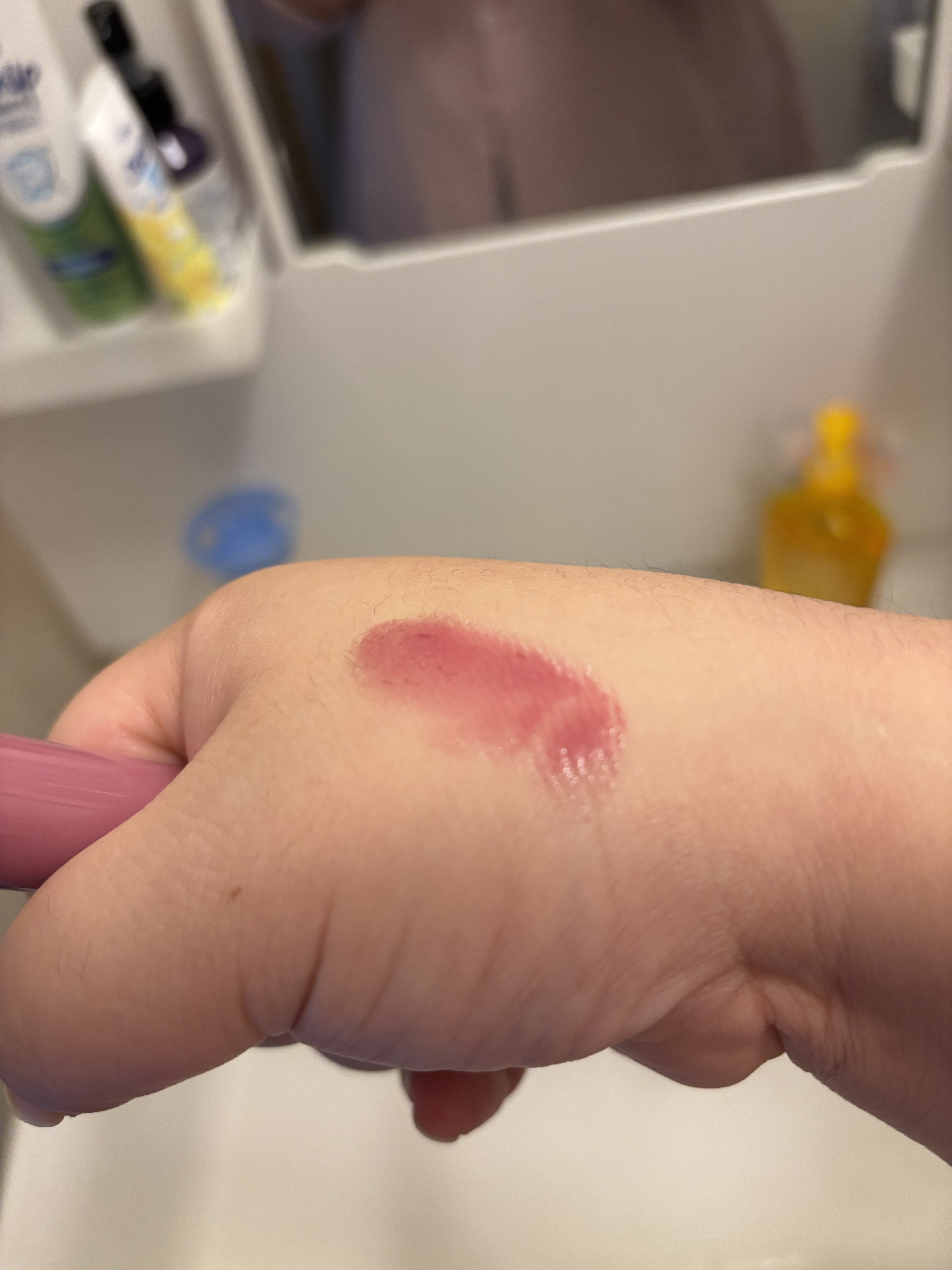 グラスティングカラーグロス/rom&nd/リップグロスを使ったクチコミ（2枚目）