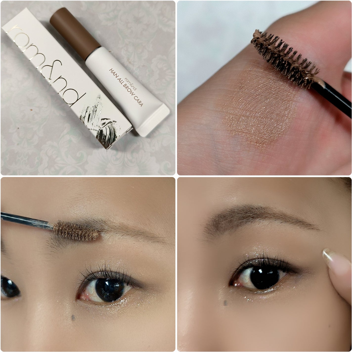 ハンオールブロウカラ/rom&nd/眉マスカラを使ったクチコミ(3枚目)