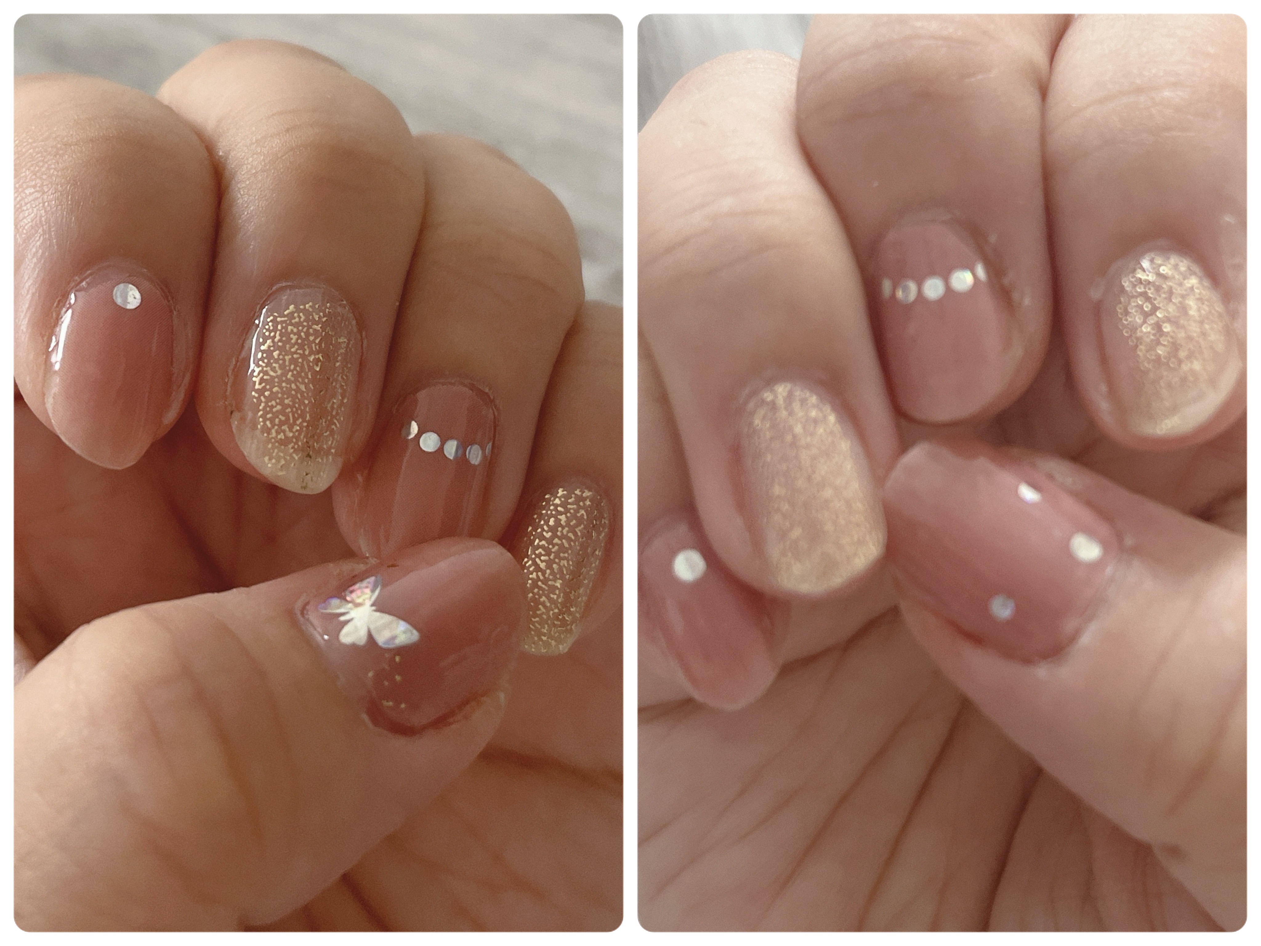 ノンワイプトップコート/セリア/ジェルネイルを使ったクチコミ（1枚目）