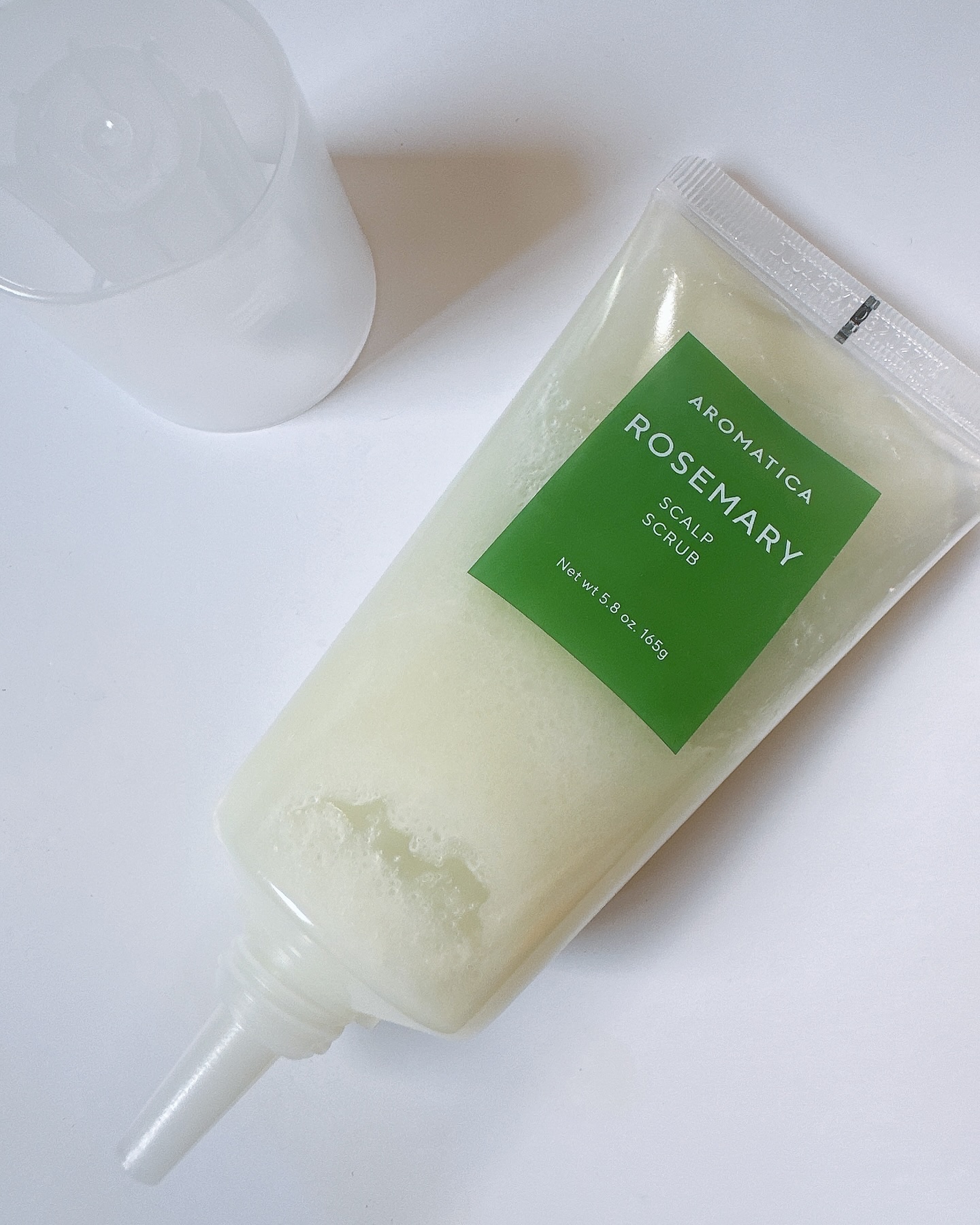 ローズマリー スカルプ スクラブ/AROMATICA/ヘッドスクラブを使ったクチコミ（2枚目）