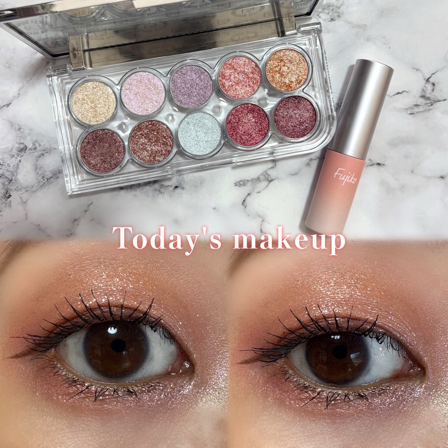 ライト オン アイズ シャドウ パレット/Lummir/アイシャドウパレットを使ったクチコミ(1枚目)