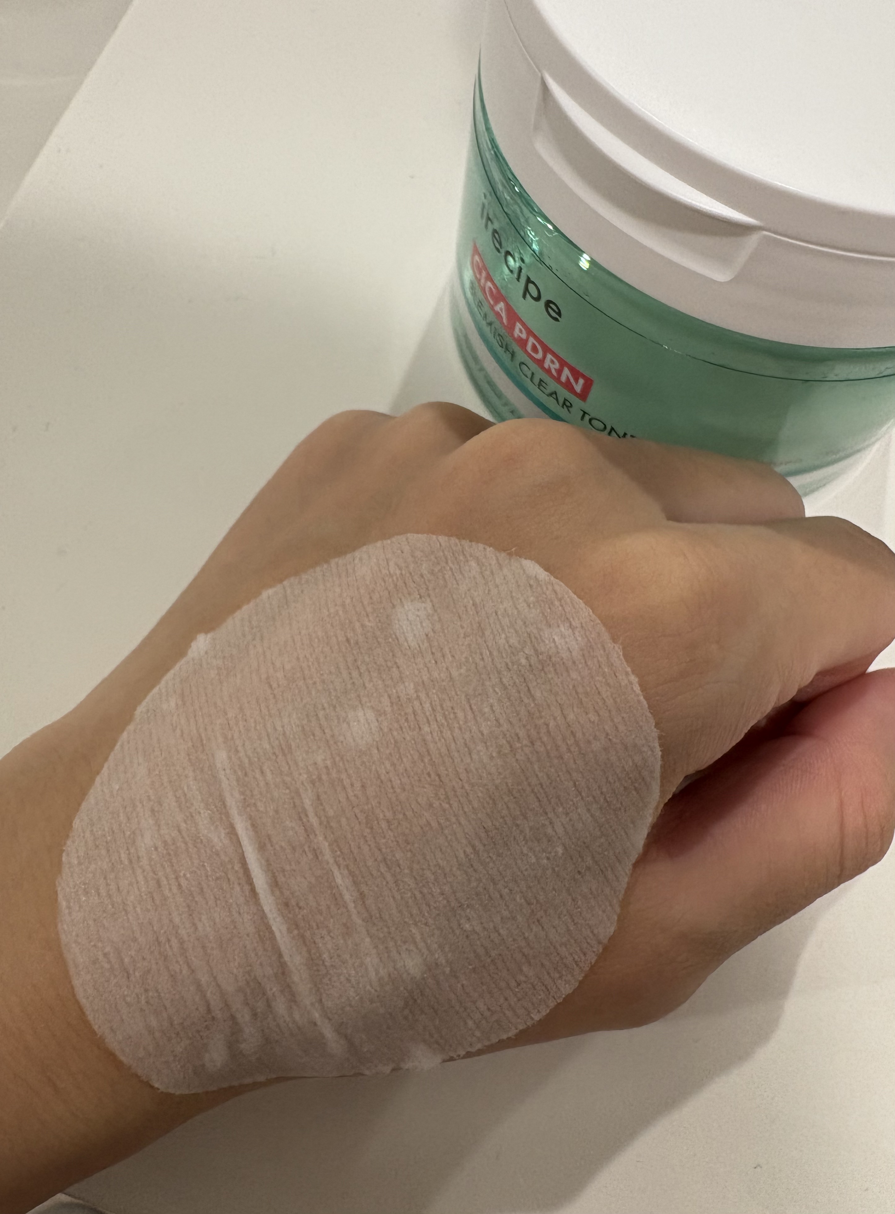 シカ PDRN 跡 クリアー トナーパッド/irecipe/トナーパッドを使ったクチコミ（2枚目）