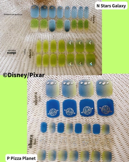 ハンド&ペディキュアセット Disney collection/ohora/ネイルシールを使ったクチコミ(4枚目)