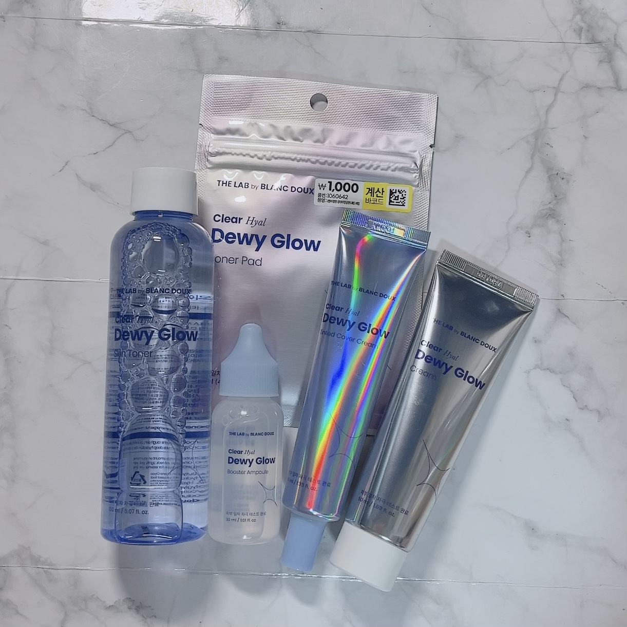 Clear Hyal Dewy Glow Tinted Cover Cream/THE LAB by blanc doux(ザラボバイブランドゥ)/化粧下地を使ったクチコミ（1枚目）