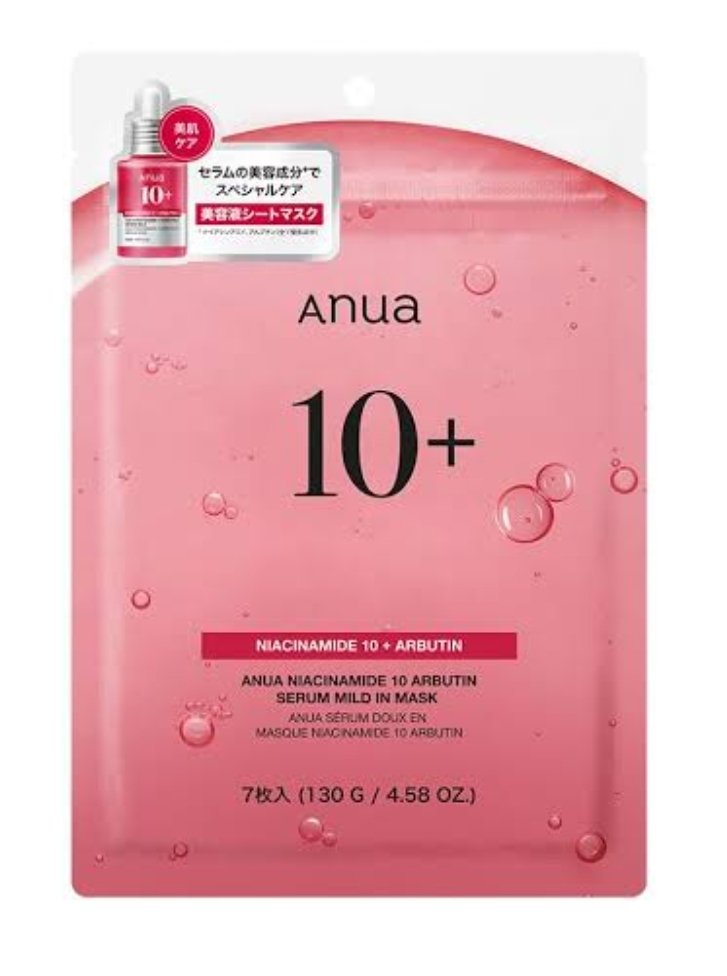 ナイアシン10アルブチンセラムマスク/Anua/シートマスク・パックを使ったクチコミ（1枚目）