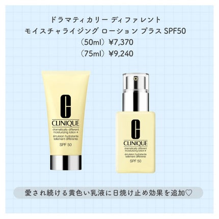 ドラマティカリー ディファレント モイスチャライジング ローション プラス SPF50/CLINIQUE/乳液を使ったクチコミ(2枚目)