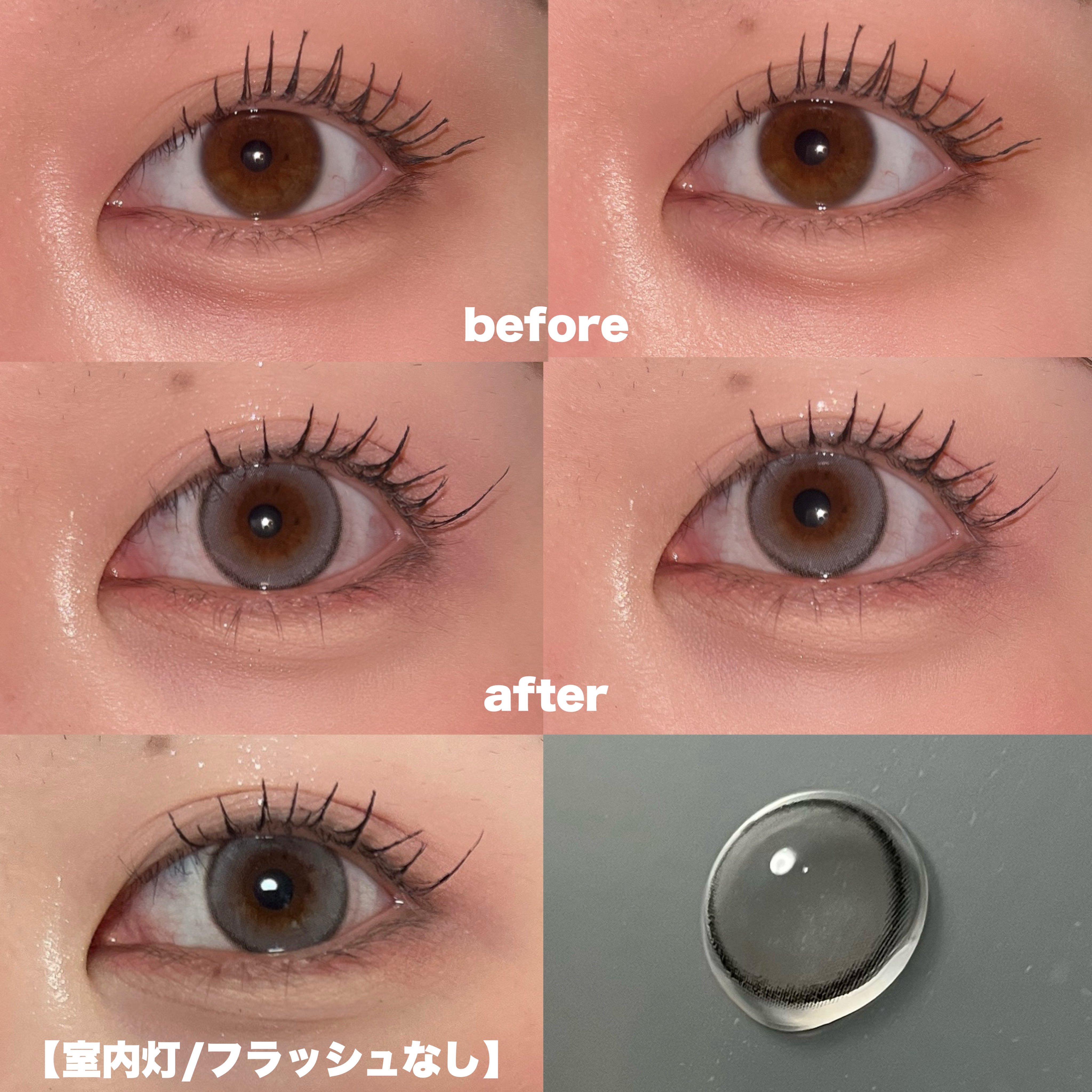 mimi charme 1day ロイヤルムーン/mimi charme/ワンデー（１DAY）カラコンを使ったクチコミ（2枚目）