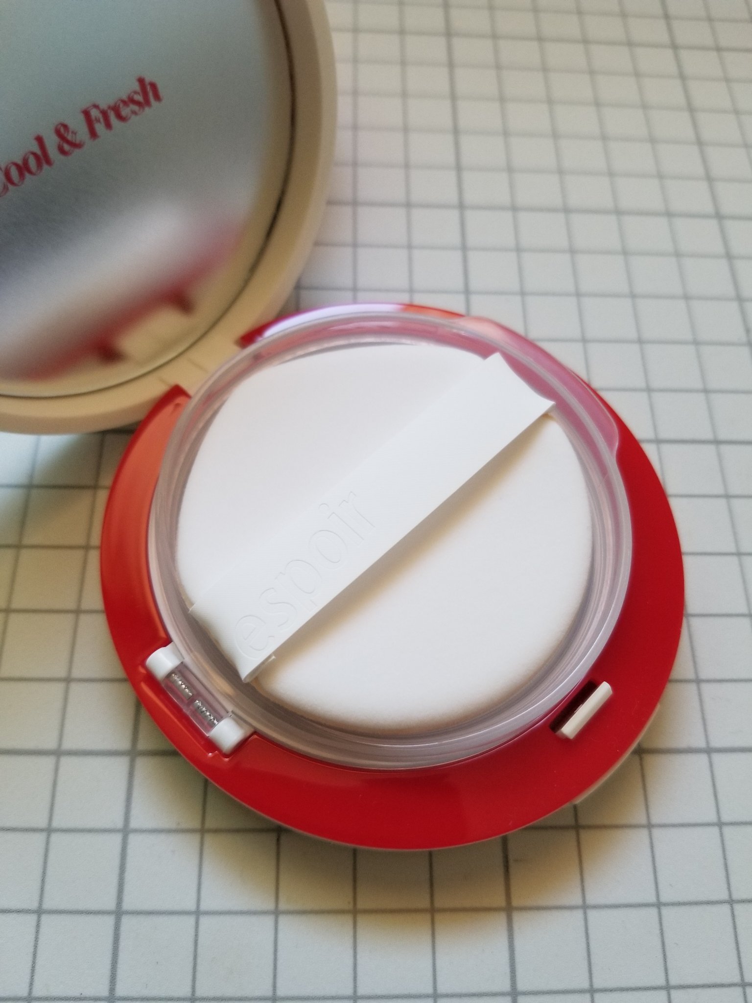 ビーベルベット セバムカットクッション/espoir/プレストパウダーを使ったクチコミ（3枚目）