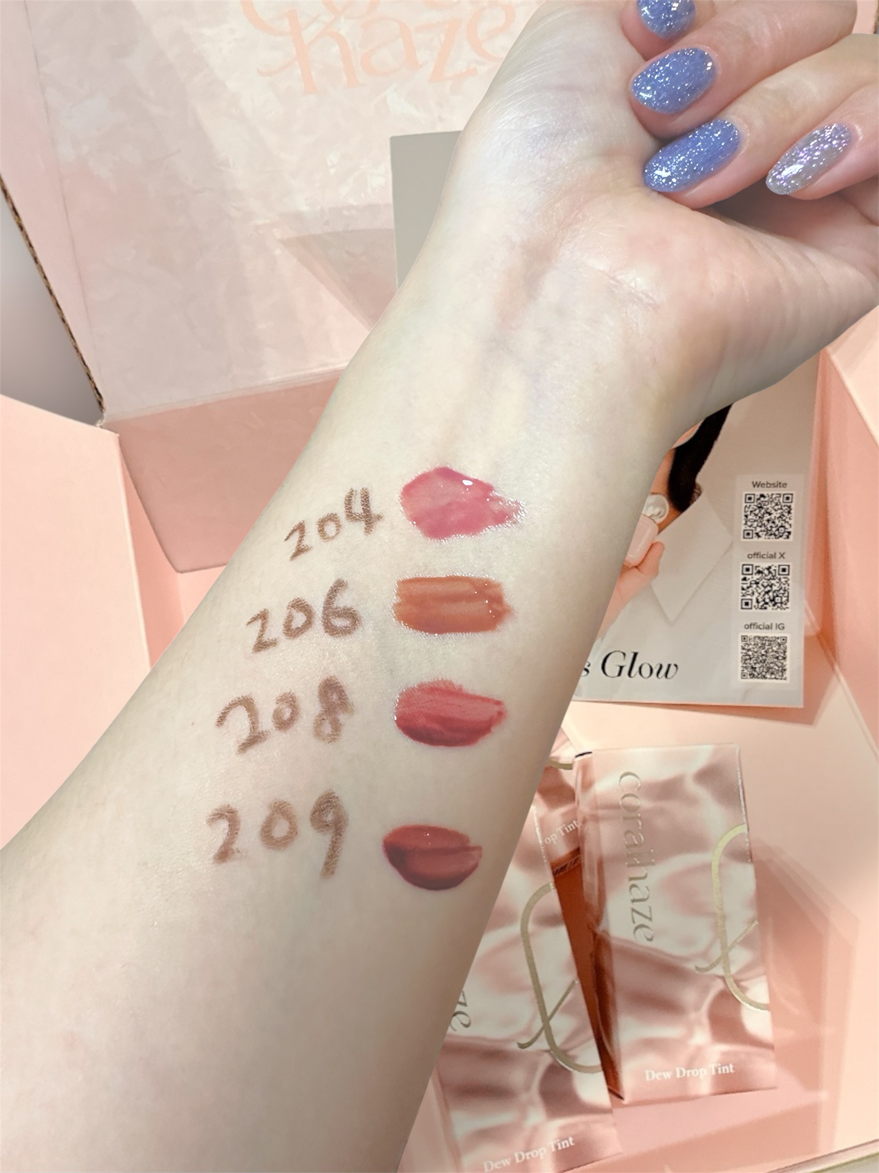 デュー ドロップ ティント/Coralhaze/リップティントを使ったクチコミ（3枚目）