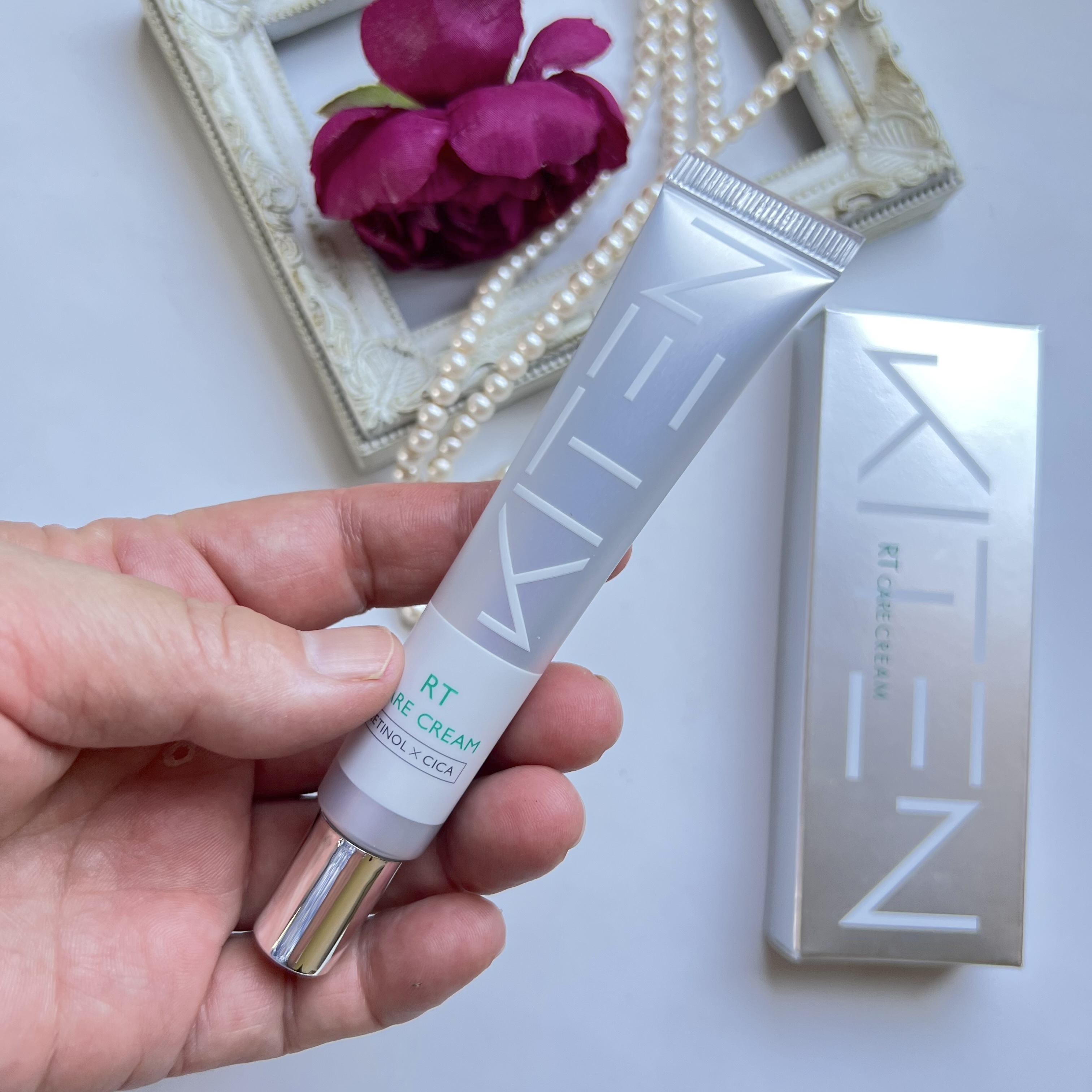 レチノール シカ リポソーム 純粋レチノール0.1 セラミド クリーム/KITEN/フェイスクリームを使ったクチコミ（3枚目）