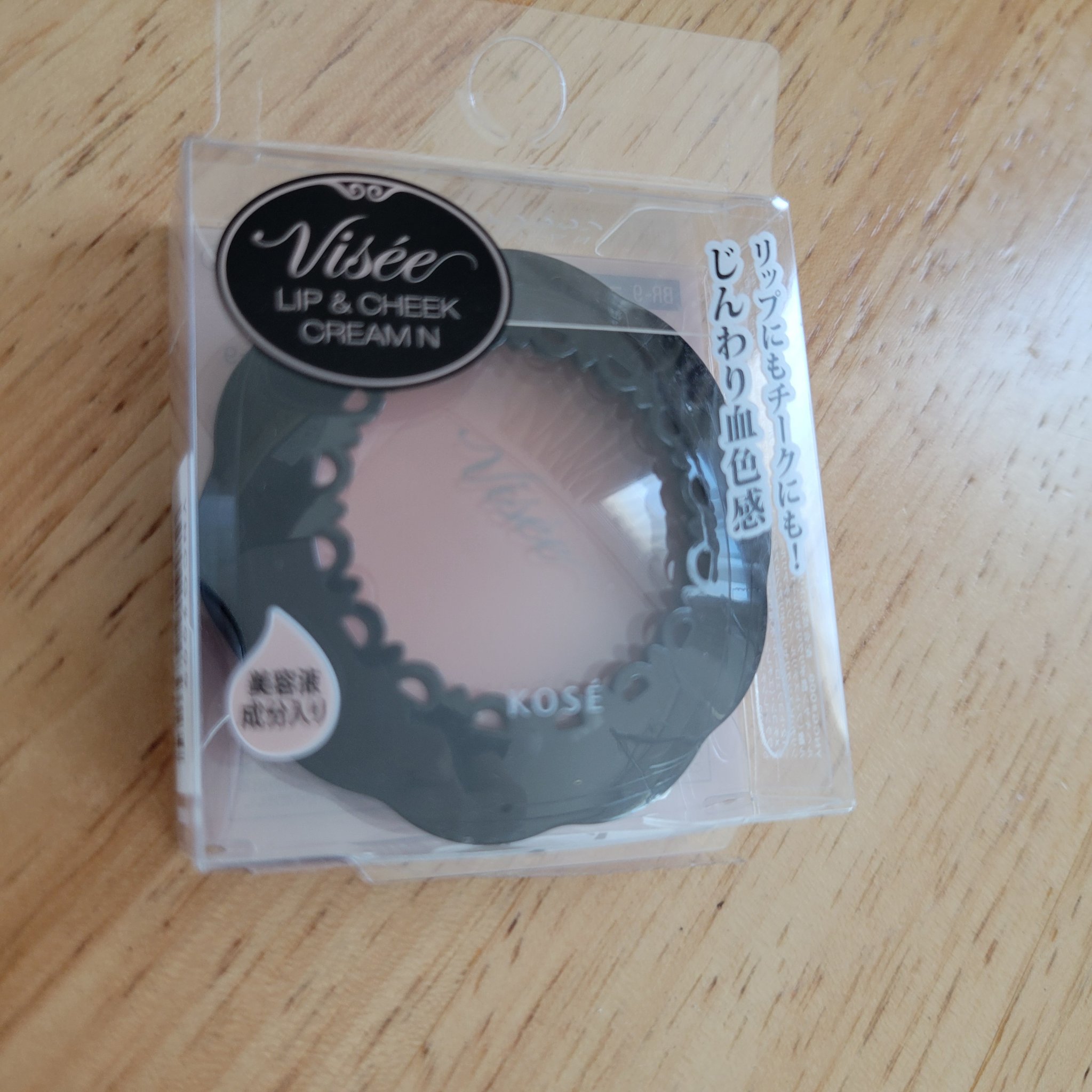 リシェ リップ＆チーククリーム Ｎ BR-9 ココアブラウン/Visée/ジェル・クリームチークを使ったクチコミ（1枚目）