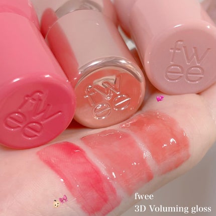フィー 3Dボリューミンググロス/fwee/リップグロスを使ったクチコミ(1枚目)