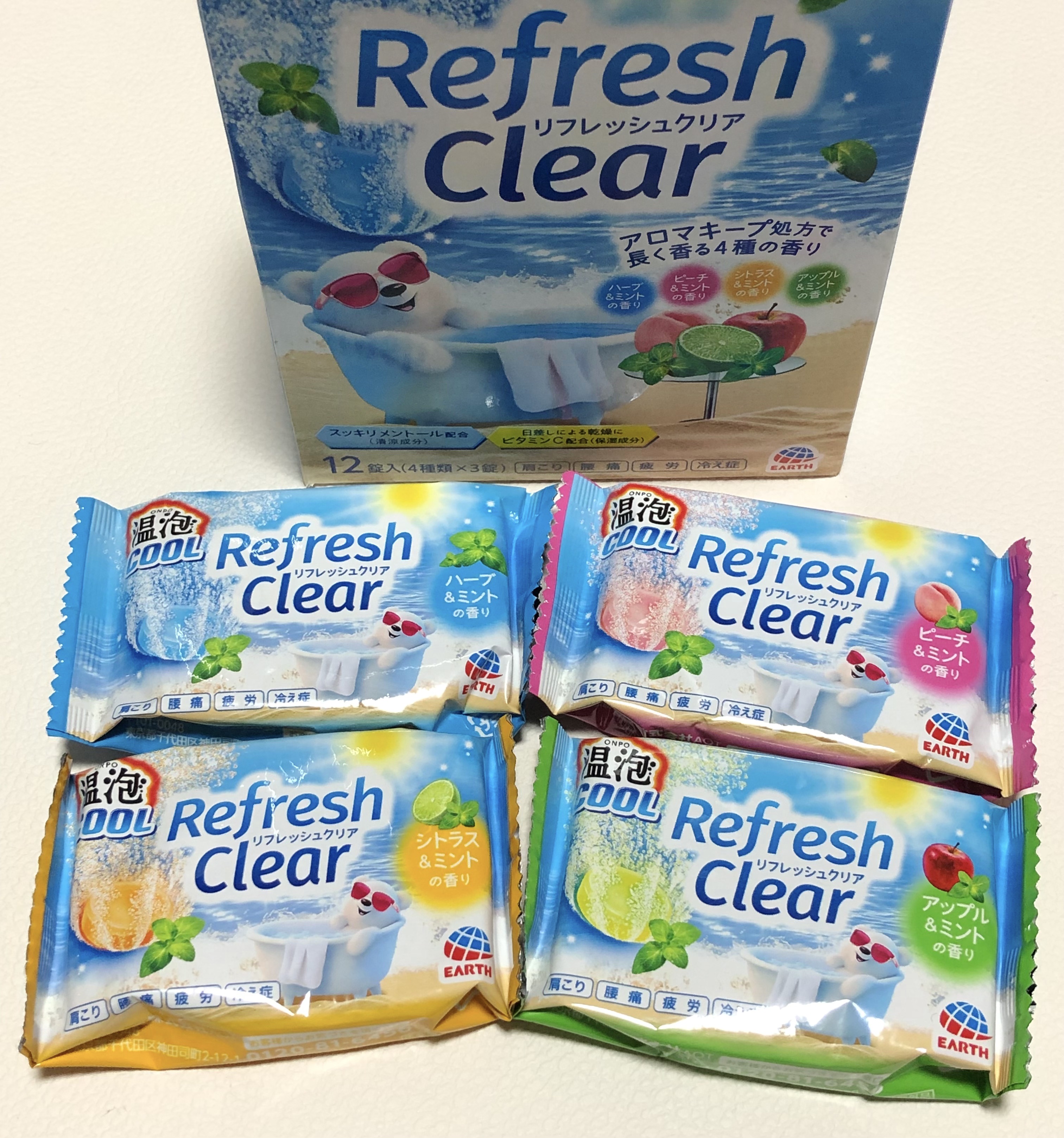 温泡 COOL リフレッシュクリア/温泡/炭酸系入浴剤を使ったクチコミ（2枚目）