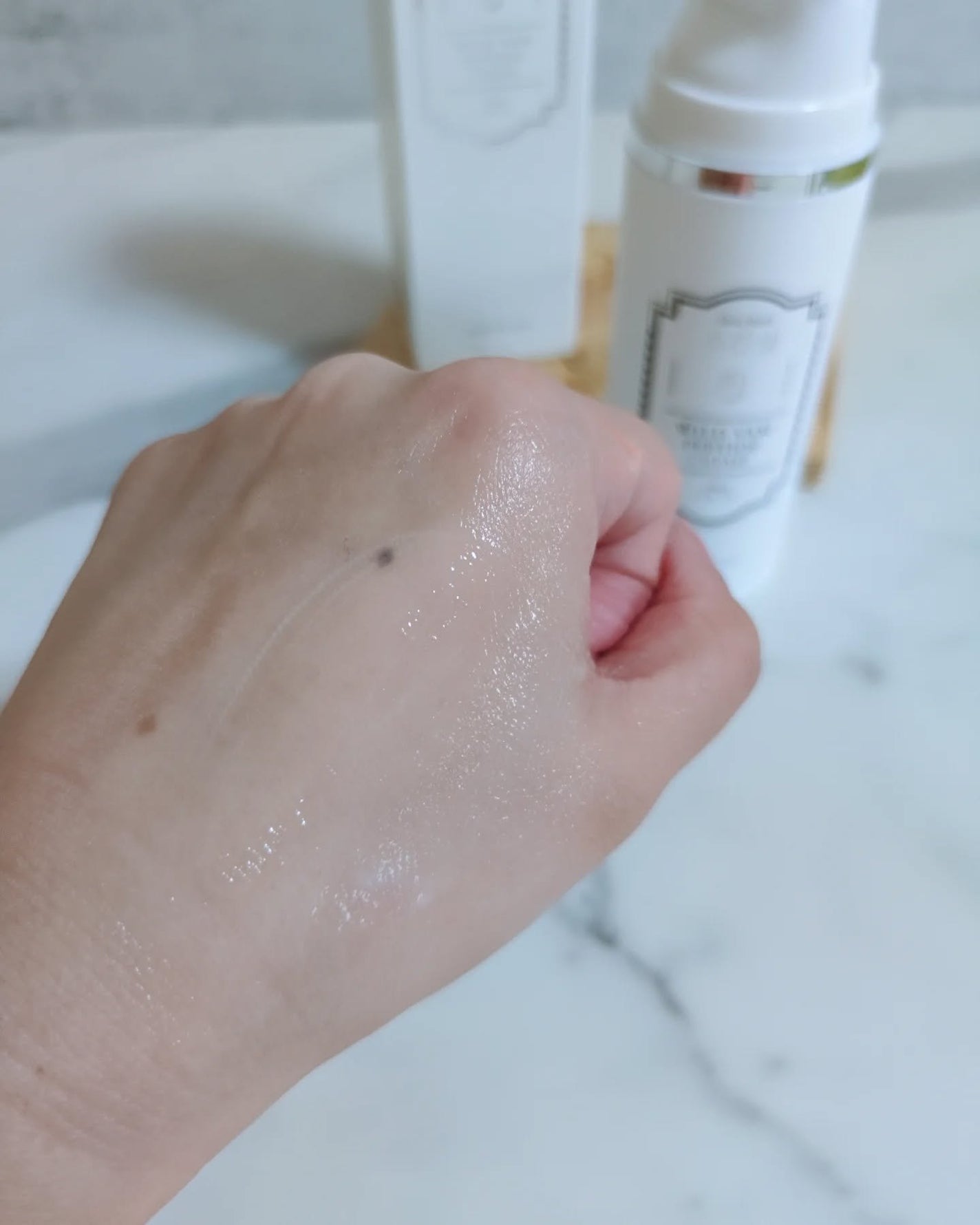 みぃ on LIPS 「SkinRestスキンモップペプチドクリーム麻根(ワイルドヤム..」(7枚目)