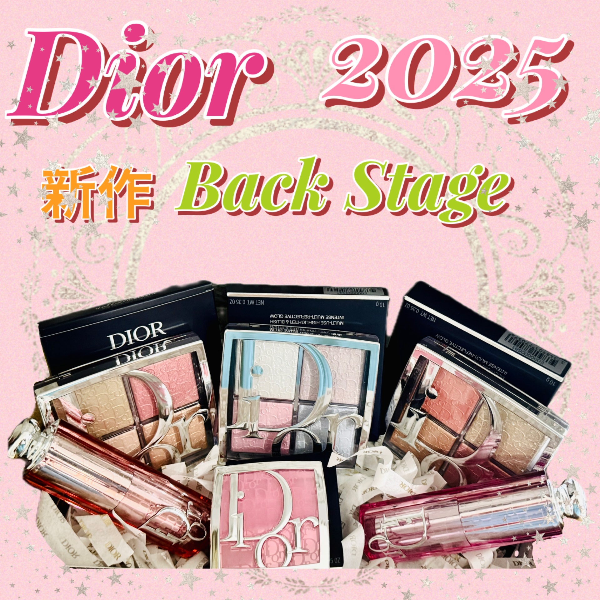 バックステージ ロージー グロウ スティック 001 ピンク/Dior/チークを使ったクチコミ（1枚目）