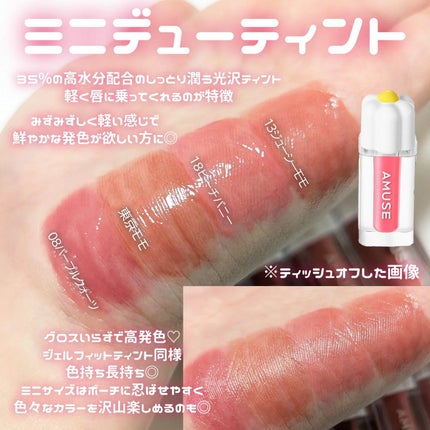 デューティント/AMUSE/リップティントを使ったクチコミ(4枚目)