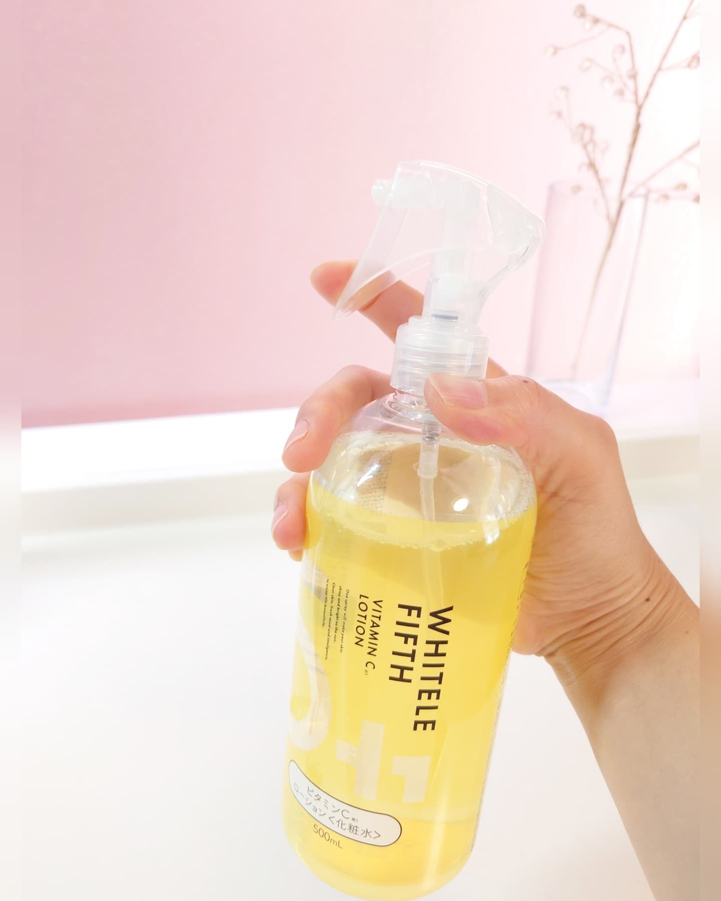 ビタミンCローション/WHITELE FIFTH/ミスト状化粧水を使ったクチコミ（2枚目）