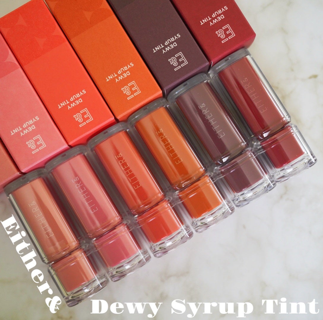 Dewy Syrup Tint/EITHER&/口紅を使ったクチコミ(1枚目)