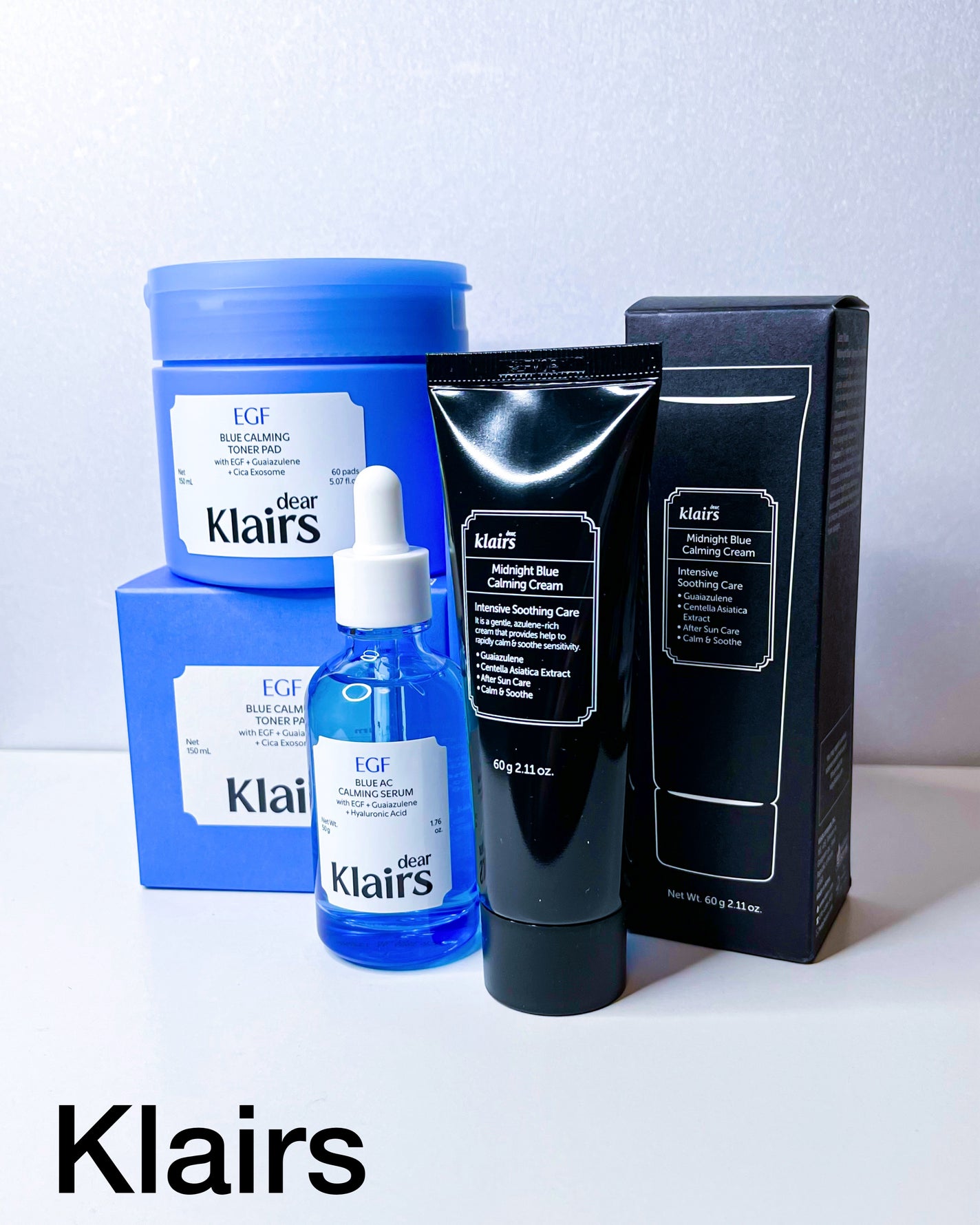 ミッドナイトブルーカーミングクリーム/Klairs/フェイスクリームを使ったクチコミ(9枚目)