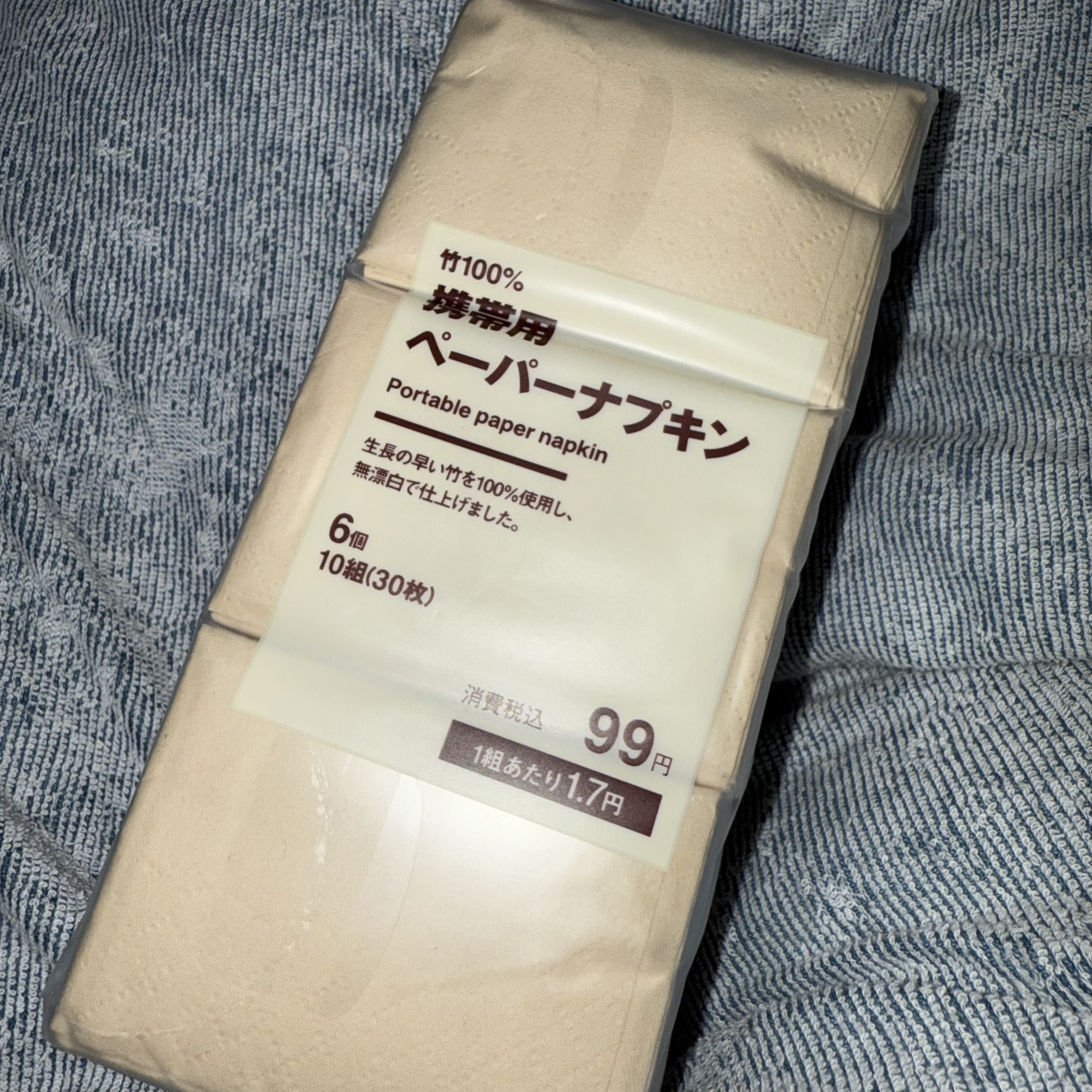 携帯用ペーパーナプキン/無印良品/ボディグッズを使ったクチコミ（1枚目）