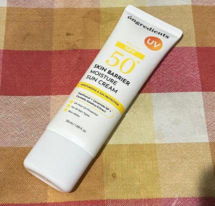 スキンバリアモイスチャーサンクリーム/Ongredients/日焼け止めクリームを使ったクチコミ(3枚目)