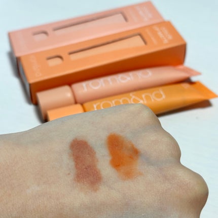 カラーリップマット 07 テディーベージュ/rom&nd/口紅を使ったクチコミ(3枚目)