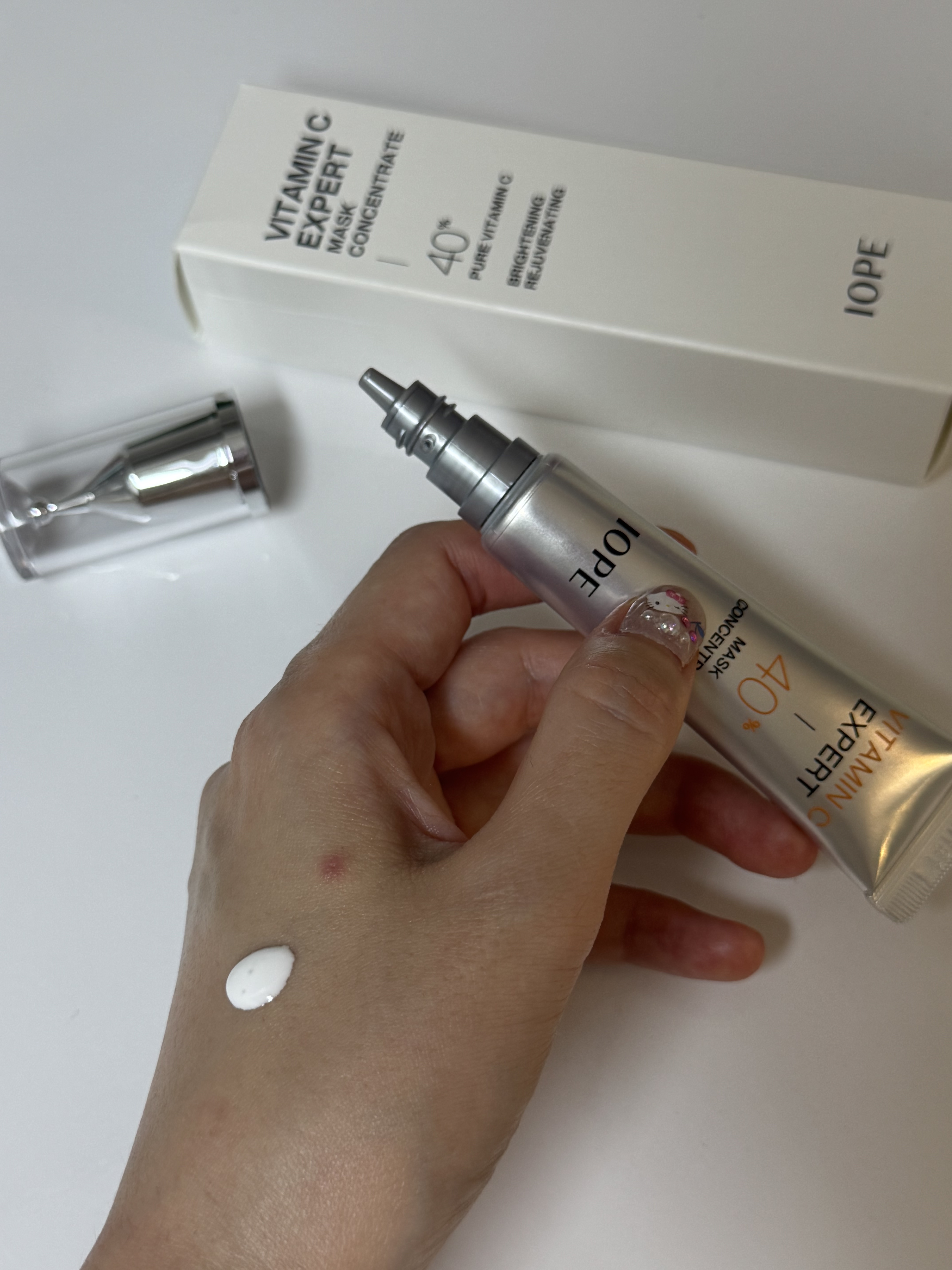 ビタミンC エキスパート40% マスクコンセントレート/IOPE/フェイスクリームを使ったクチコミ（2枚目）