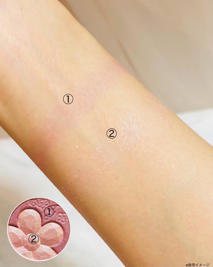 ジルスチュアート クリスタルブルーム ペタルクチュールアイズ デュオ/JILL STUART/アイシャドウパレットを使ったクチコミ(4枚目)