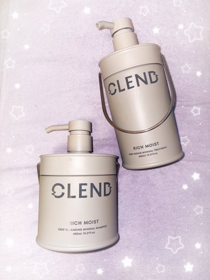 リッチモイスト ディープクレンジング ミネラル シャンプー/ディープリペア ミネラル トリートメント シャンプー本体450ml/CLEND/市販シャンプーの画像