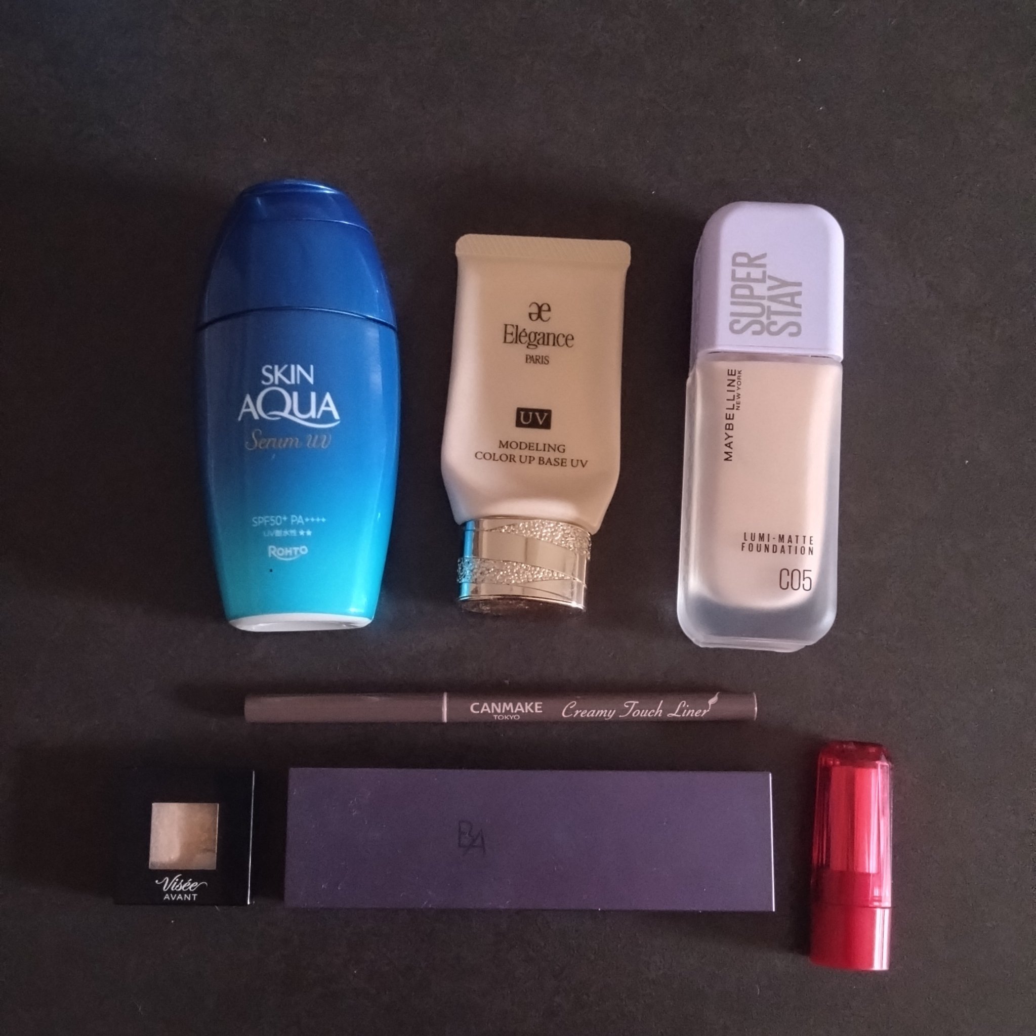 B.A カラーズ アイパウダー オーベルジンレッド＆ローズシャンパン/B.A/アイシャドウパレットを使ったクチコミ（1枚目）