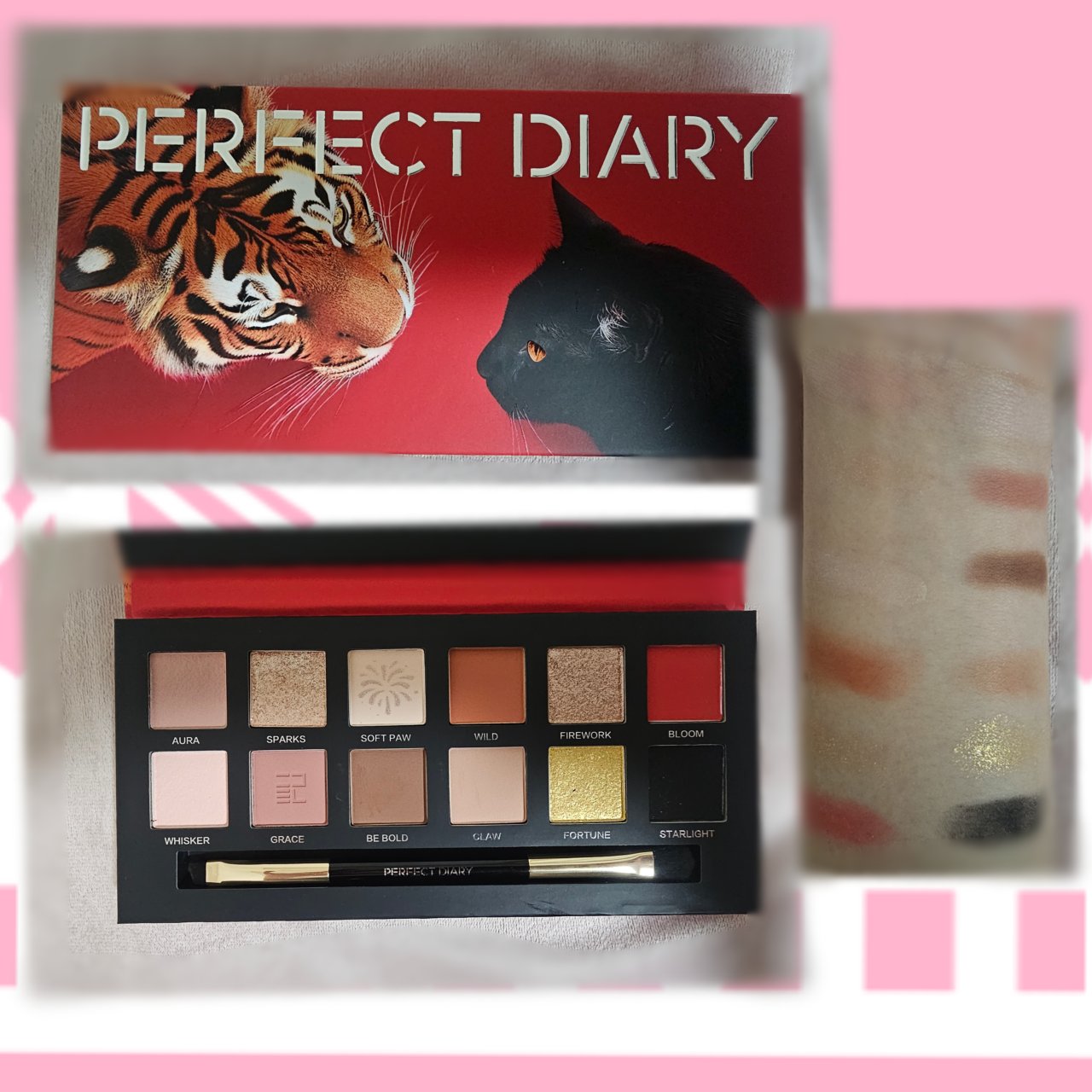 エクスプローラ12色 動物アイシャドウパレット/PERFECT DIARY/アイシャドウパレットを使ったクチコミ（1枚目）