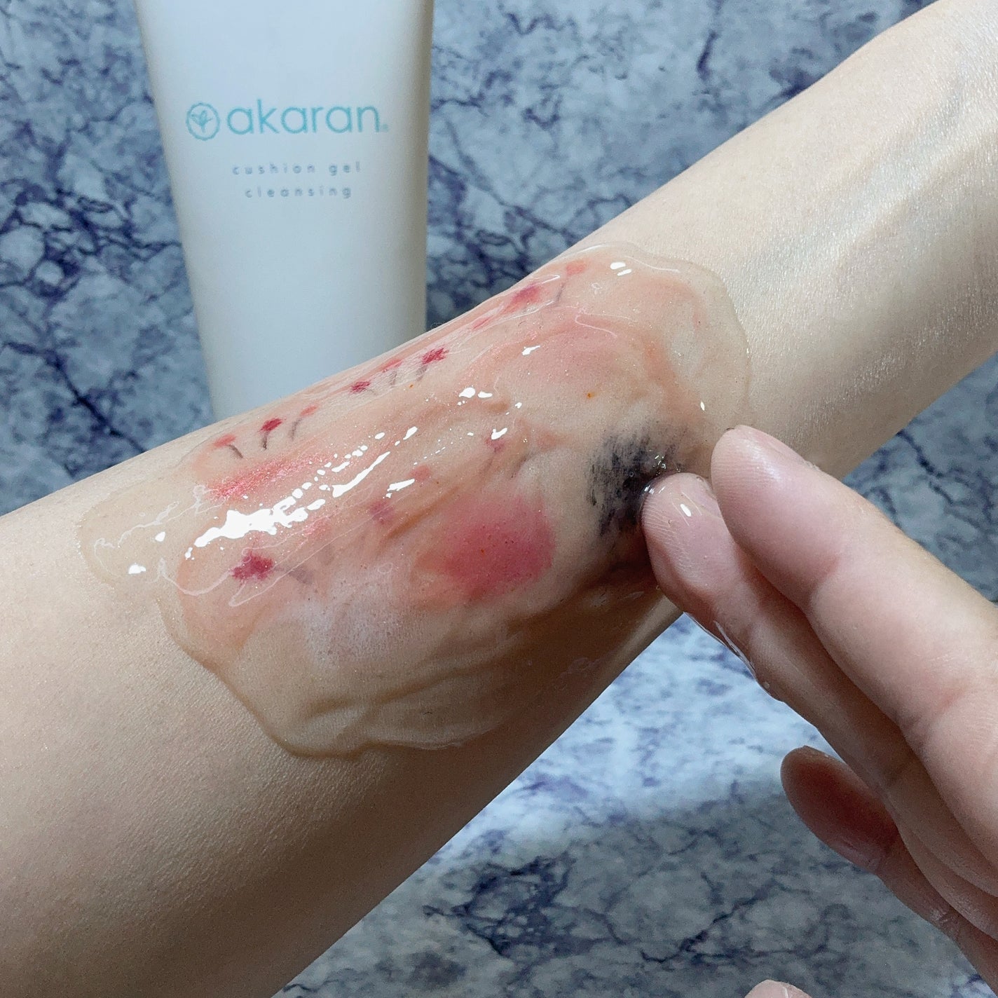クッションジェルクレンジング R/アカラン/クレンジングジェルを使ったクチコミ(7枚目)