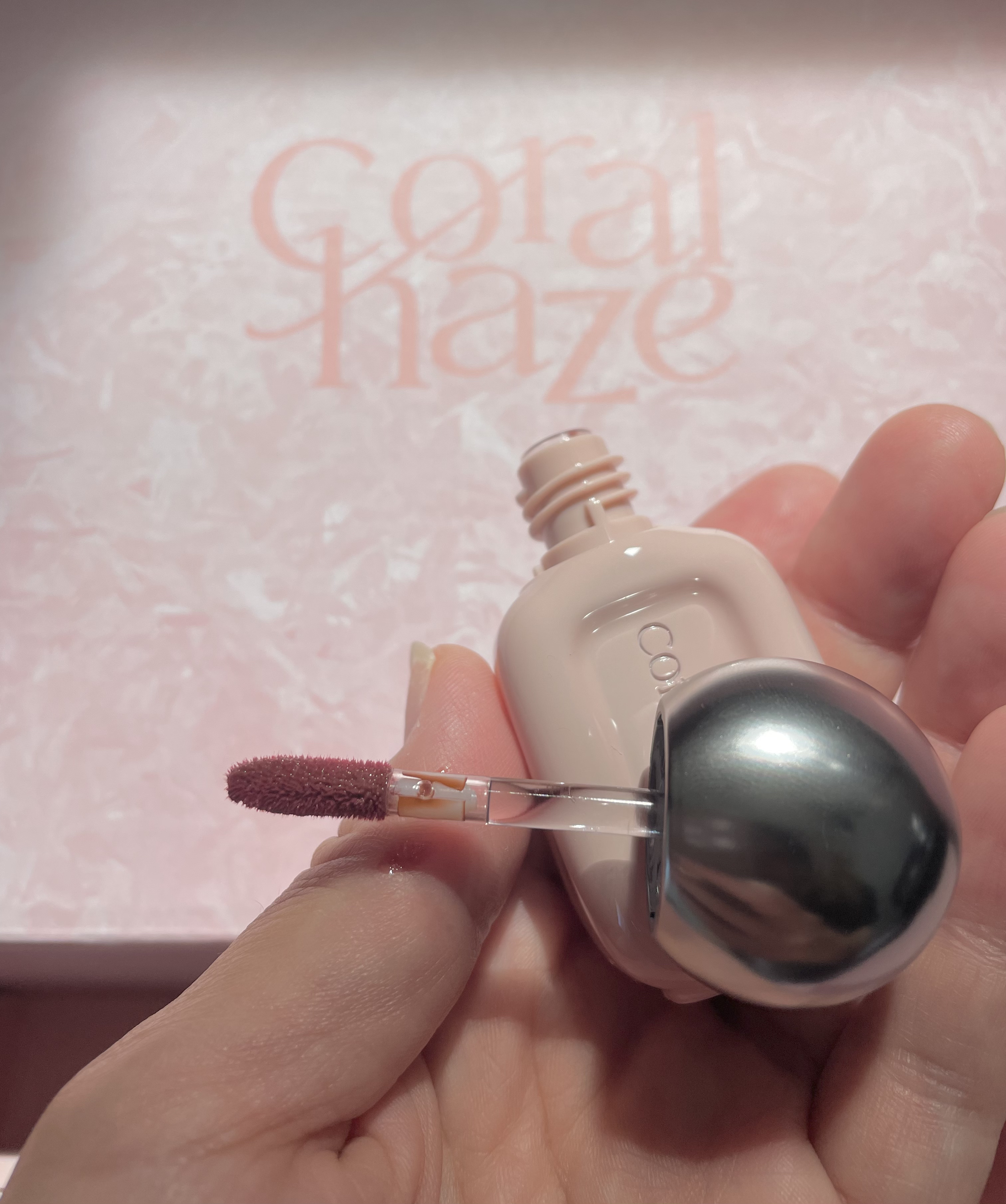 デュー ドロップ ティント/Coralhaze/リップティントを使ったクチコミ（2枚目）