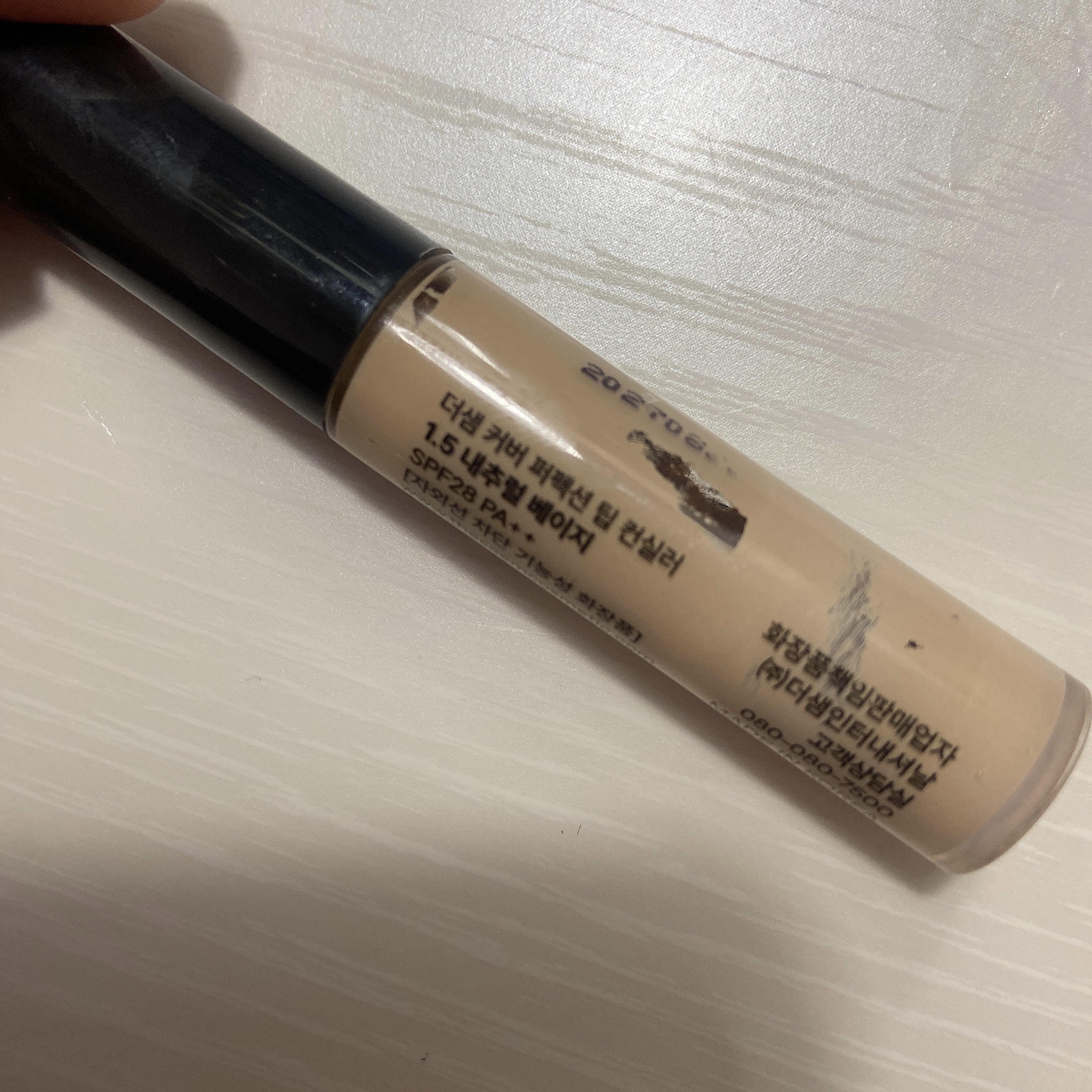 カバーパーフェクション チップコンシーラー/the SAEM/リキッドコンシーラーを使ったクチコミ（2枚目）