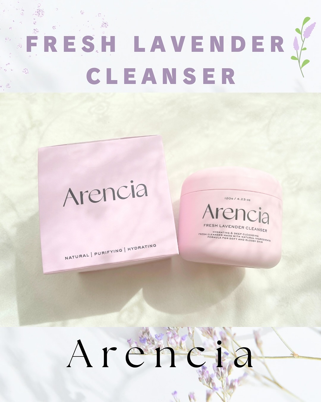 フレッシュもちソープ　ラベンダー/アレンシア/洗顔フォームを使ったクチコミ（1枚目）