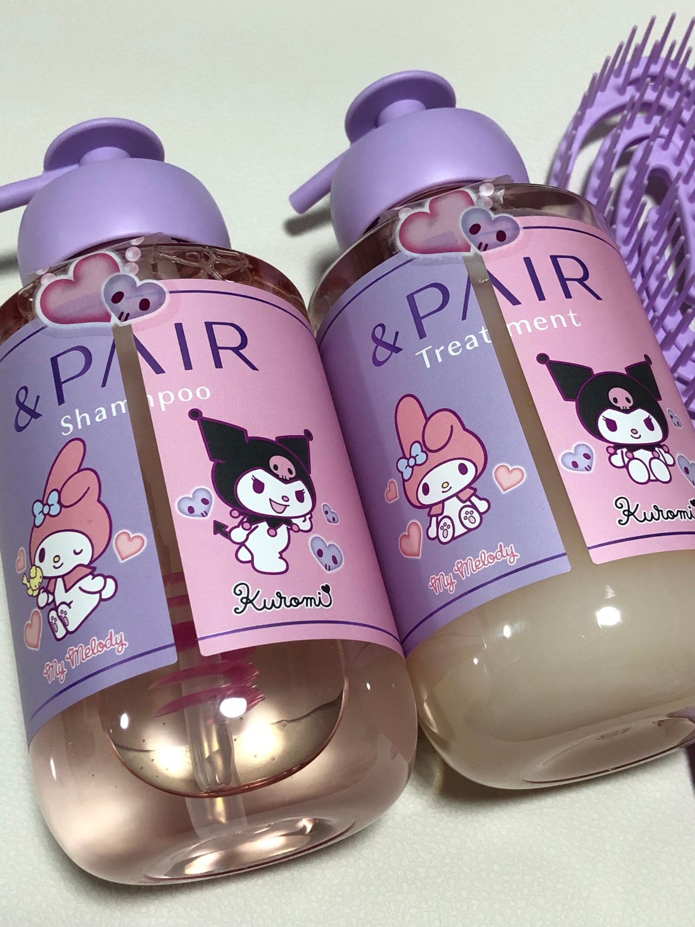 アンドペア コントロール リペア ツーインワン ペアセット/マイメロディ・クロミ/&PAIR/市販シャンプーを使ったクチコミ(6枚目)