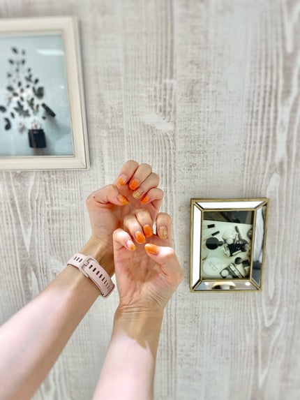 ジェルミーペタリー 05ベージュグラデーション/ジェルミーワン/ネイルシールの画像