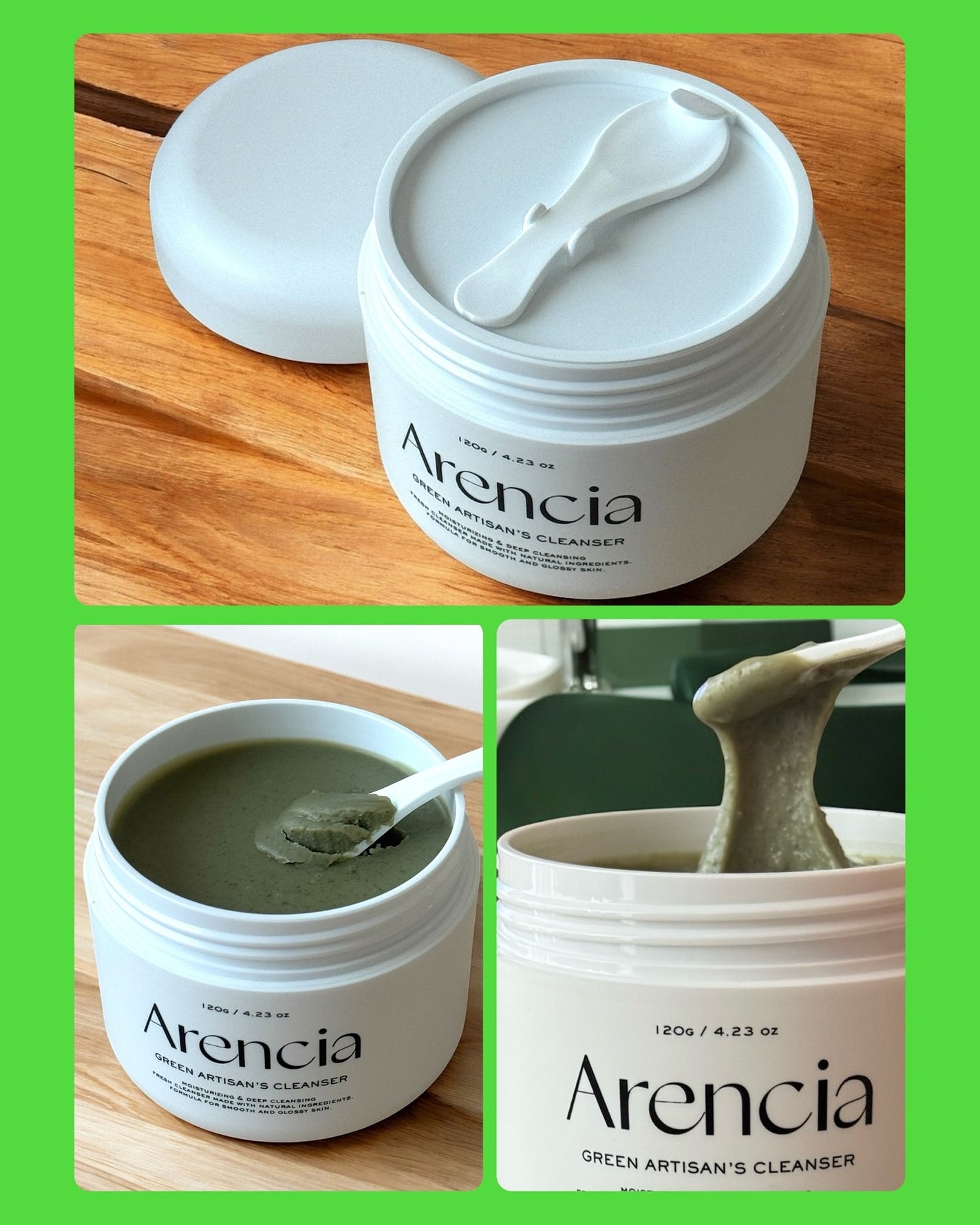 プレミアムもちソープ「グリーンアルティザン」/アレンシア/その他洗顔料を使ったクチコミ(2枚目)