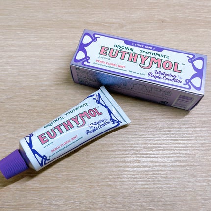 ホワイトパープル歯みがき ピーチフローラルミントの香り/EUTHYMOL/歯磨き粉を使ったクチコミ(5枚目)