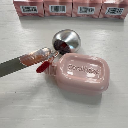 デュー ドロップ ティント/Coralhaze/リップティントを使ったクチコミ(2枚目)