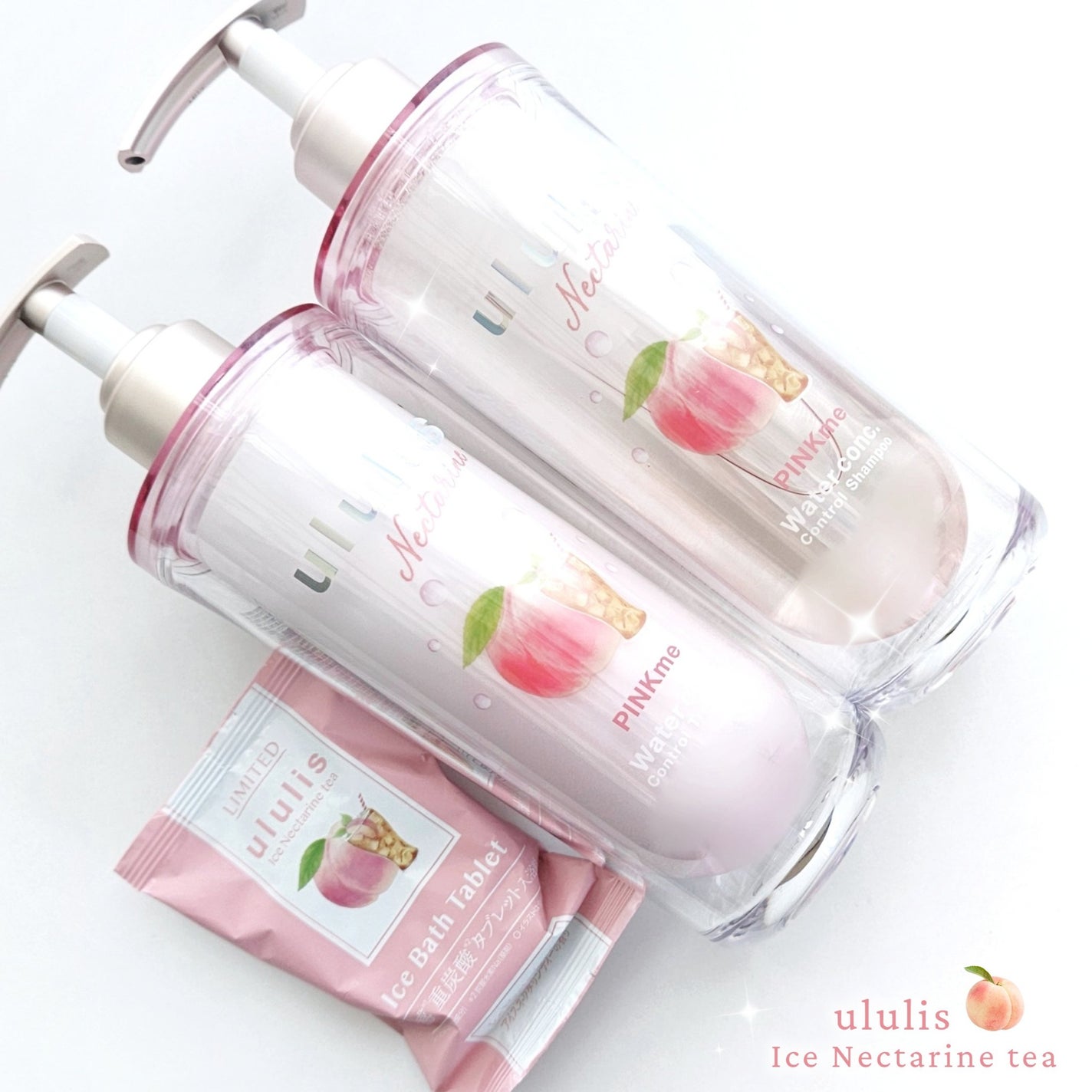 ウルリス ネクタリンティー ピンクミー コントロール シャンプー&ヘアトリートメント/ululis/市販シャンプーを使ったクチコミ(2枚目)