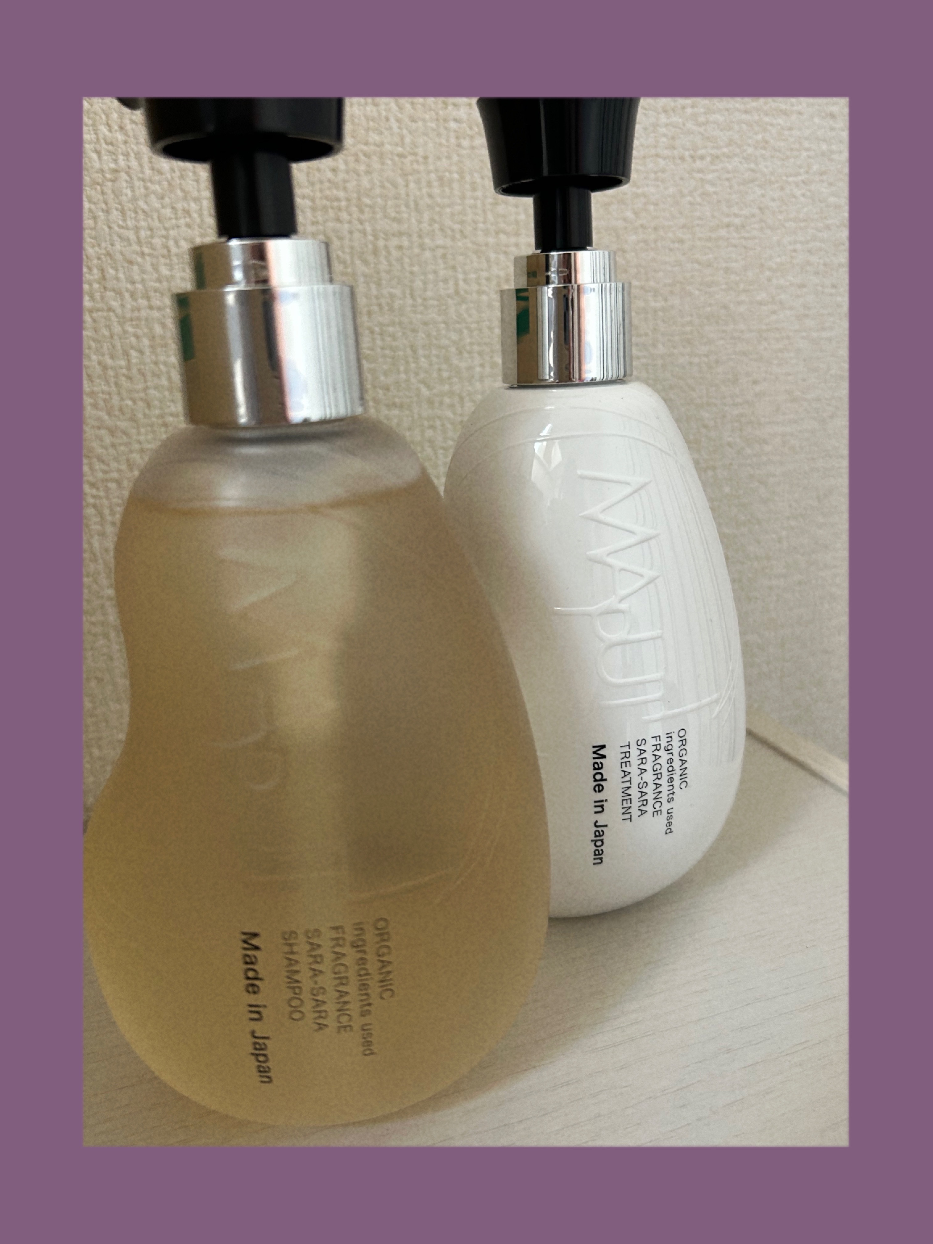 オーガニックフレグランスサラサラシャンプー/トリートメント MAPUTI/MAPUTI/シャンプー・コンディショナーを使ったクチコミ（1枚目）