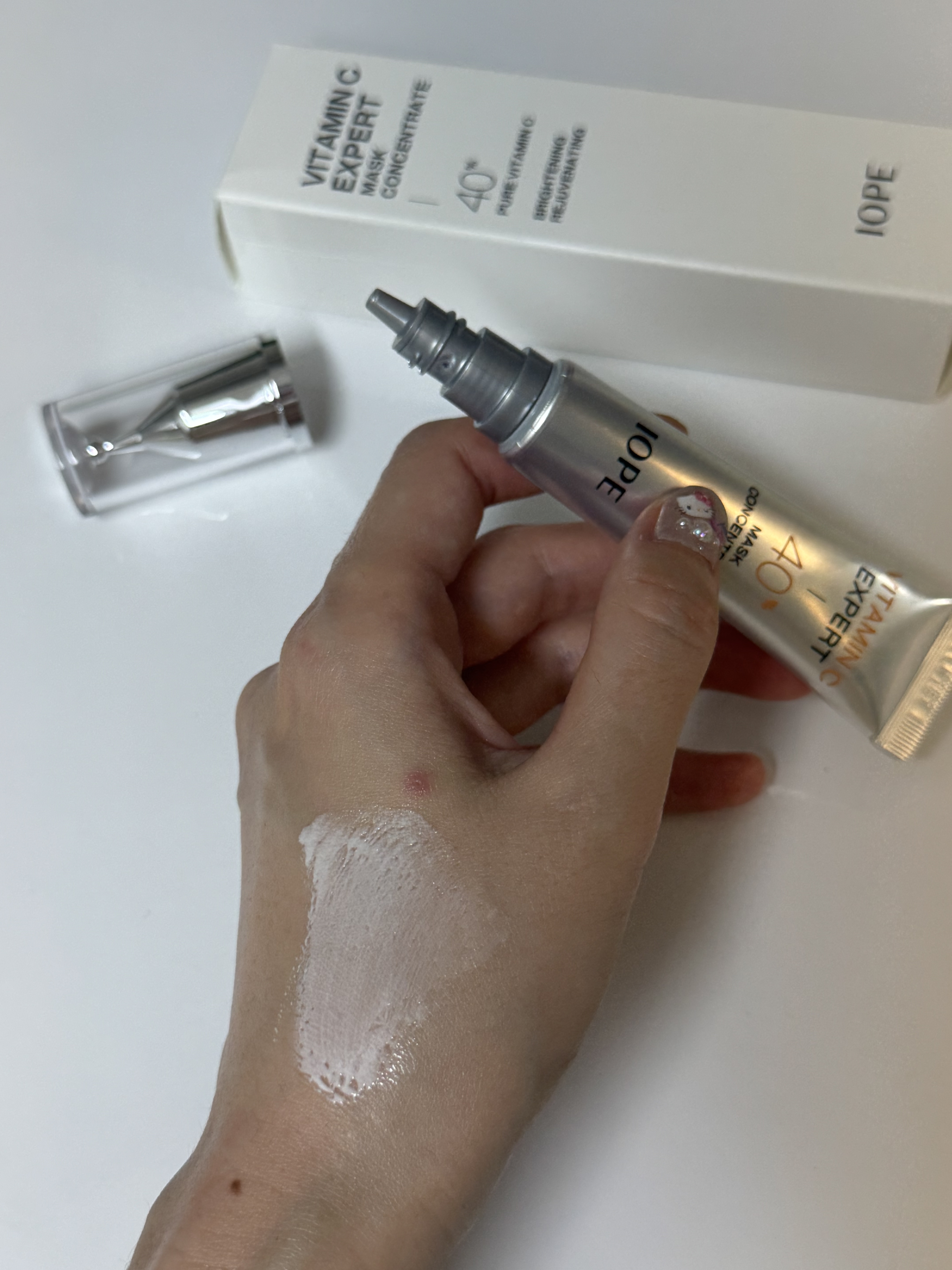 ビタミンC エキスパート40% マスクコンセントレート/IOPE/フェイスクリームを使ったクチコミ（3枚目）