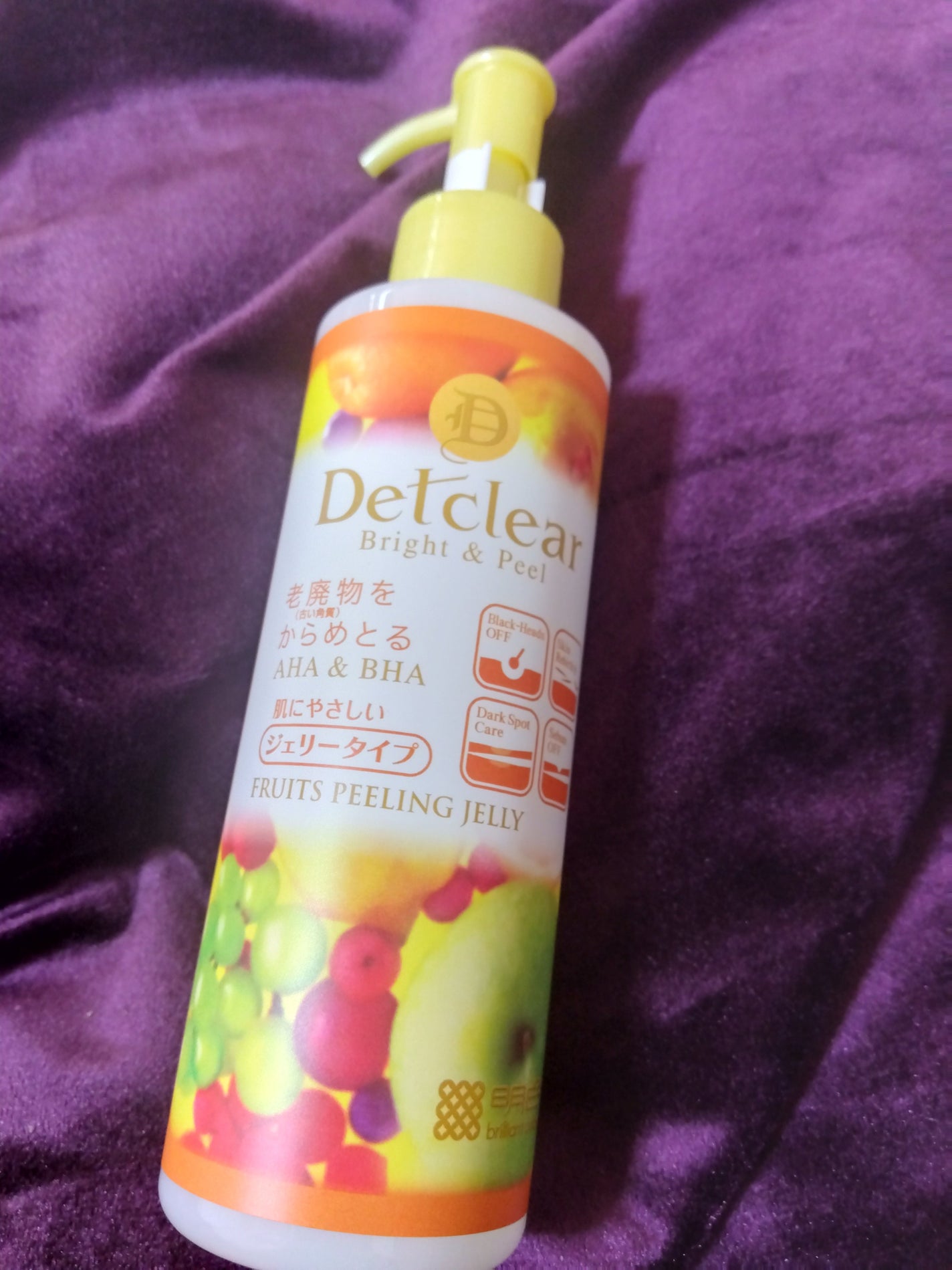 DETクリア ブライト&ピール ピーリングジェリー<ミックスフルーツの香り>/Detclear/ピーリングを使ったクチコミ(9枚目)