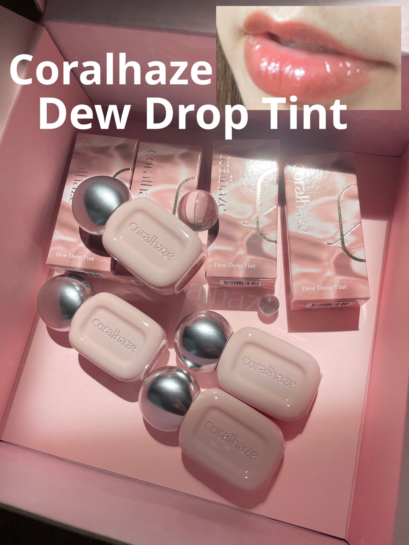 デュー ドロップ ティント/Coralhaze/リップティントを使ったクチコミ(1枚目)