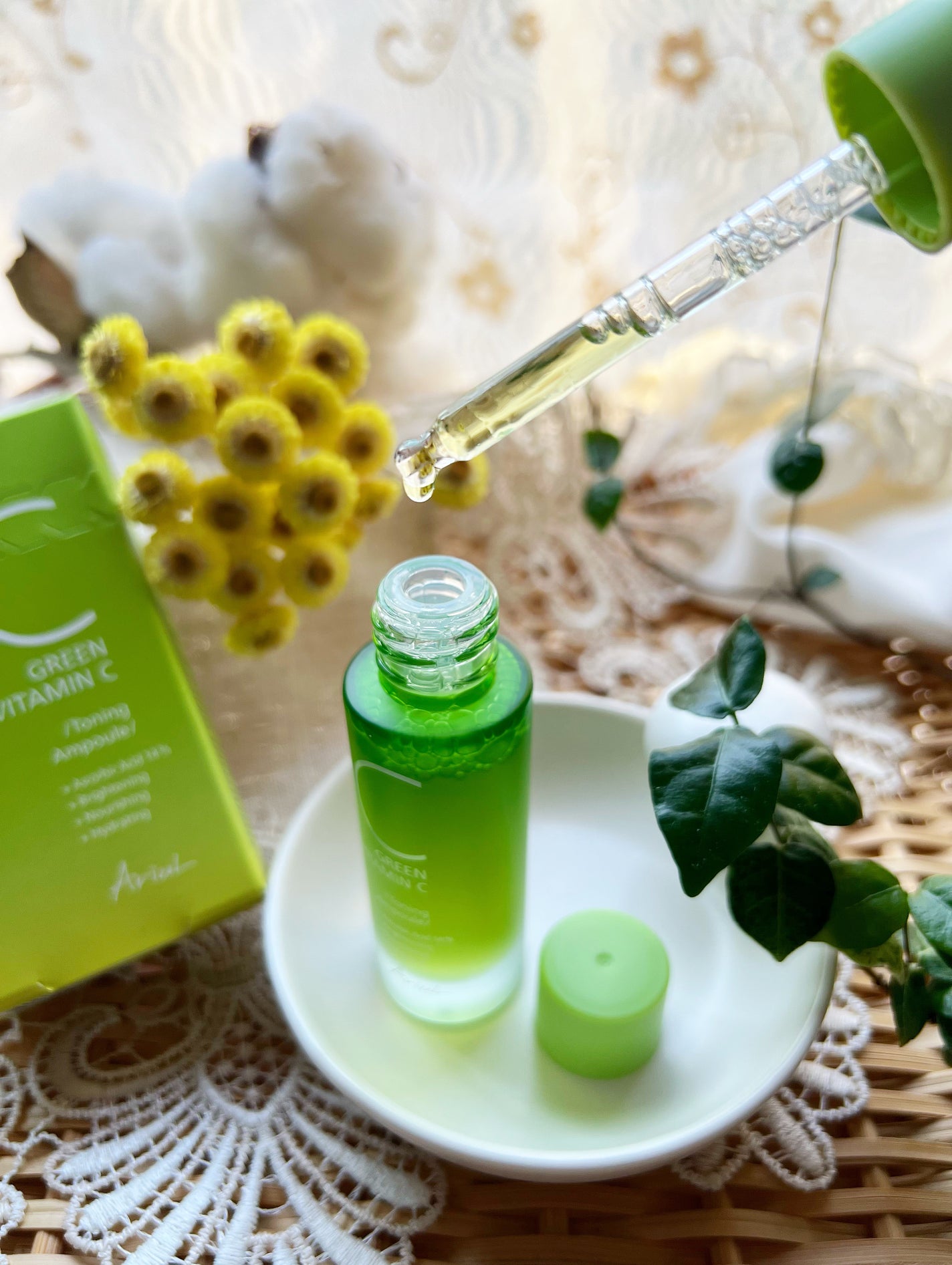 アリウル グリーンビタミンC トーニングセラム(アンプル)/Ariul/美容液を使ったクチコミ(2枚目)