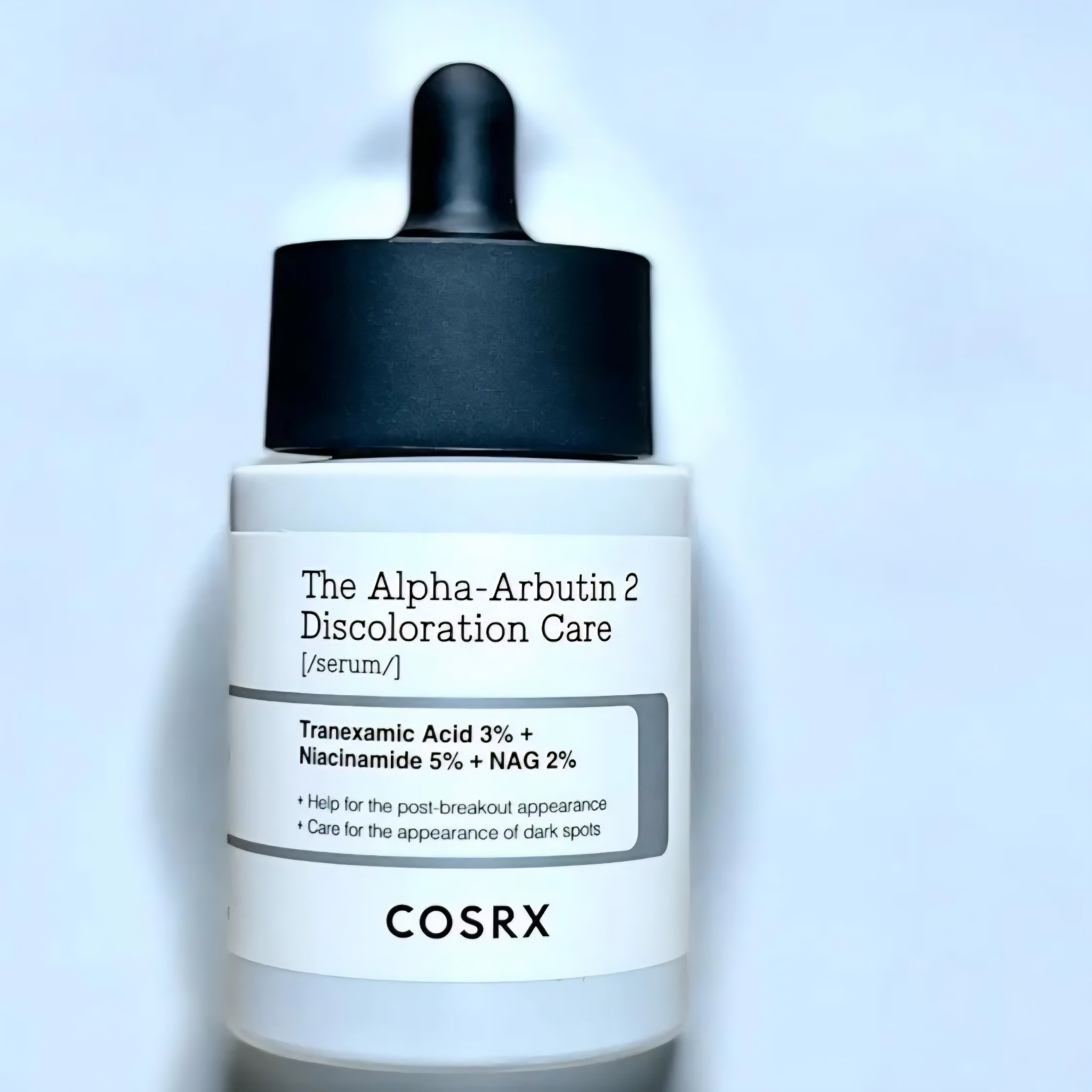 🩵ニキビ跡に明るく照明ON！🩵

●COSRX●
The Alpha-Arbutin 2 Discoloration Care Serum

○商品説明○
メラニン生成を防ぎ、より明るい肌へと導く「フェルラ酸」と「グルタチオン」の成分が
